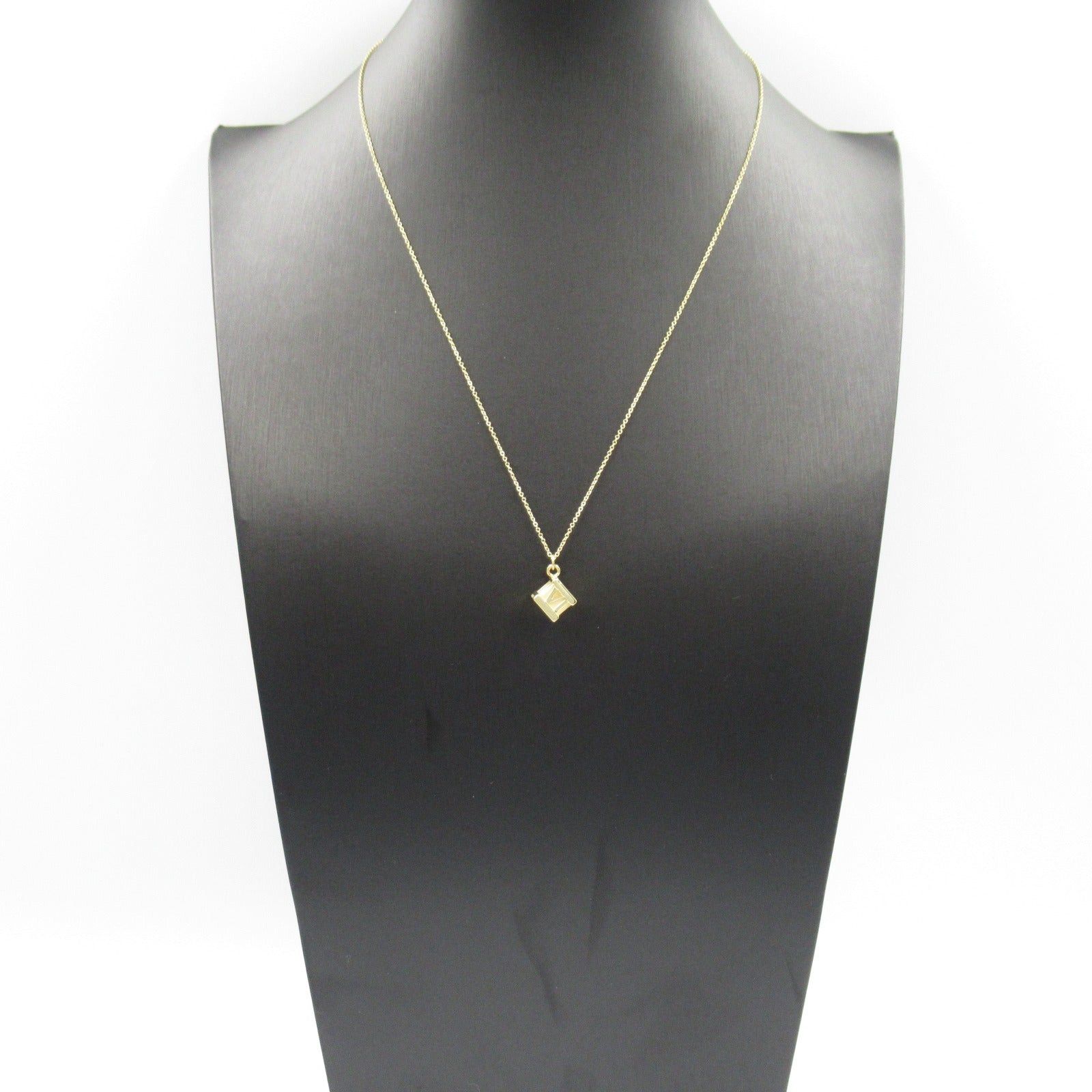 Tiffany & Co. Tiffany Co Atlas Cube Necklace K18 (Yellow Gold) Gold Size ONE SIZE - 9 Thumbnail