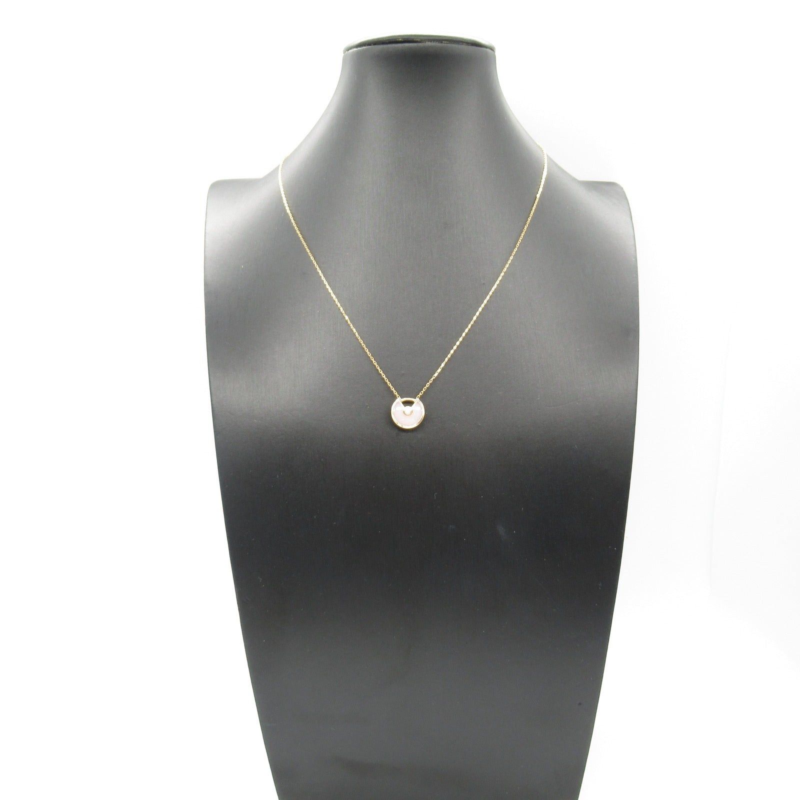 Cartier Cartier Amulet Xs Necklace Pink Opal Diamond K18Pg (Pink Gold) Clear White Size ONE SIZE - 6 Thumbnail