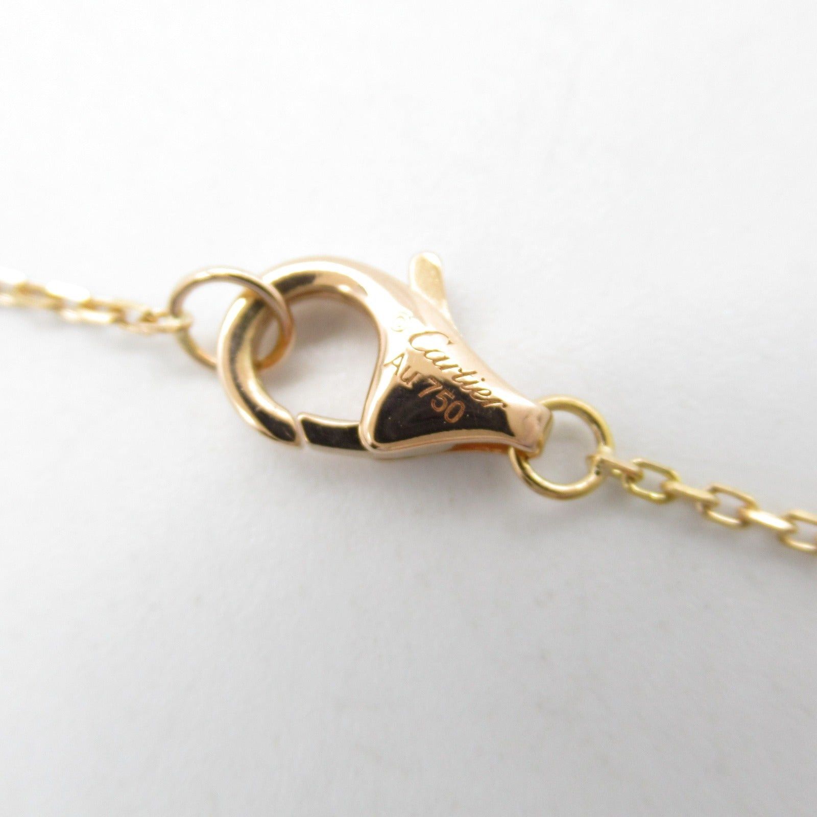 Cartier Cartier Amulet Xs Necklace Pink Opal Diamond K18Pg (Pink Gold) Clear White Size ONE SIZE - 4 Thumbnail