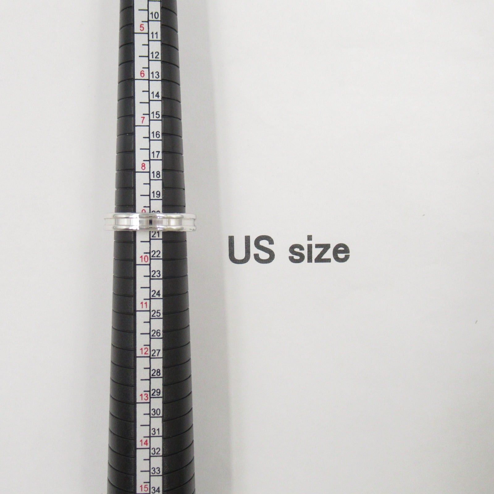 Bvlgari B Zero One Ring 1Belt K18Wg (White Gold) Silver