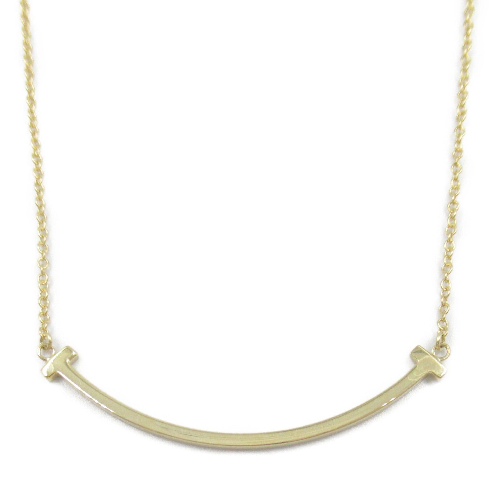 Tiffany & Co. Tiffany Co T-Smile Small Necklace K18 (Yellow Gold) Gold Size ONE SIZE - 2 Thumbnail