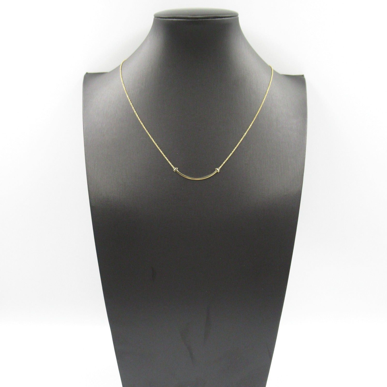 Tiffany & Co. Tiffany Co T-Smile Small Necklace K18 (Yellow Gold) Gold Size ONE SIZE - 8 Thumbnail