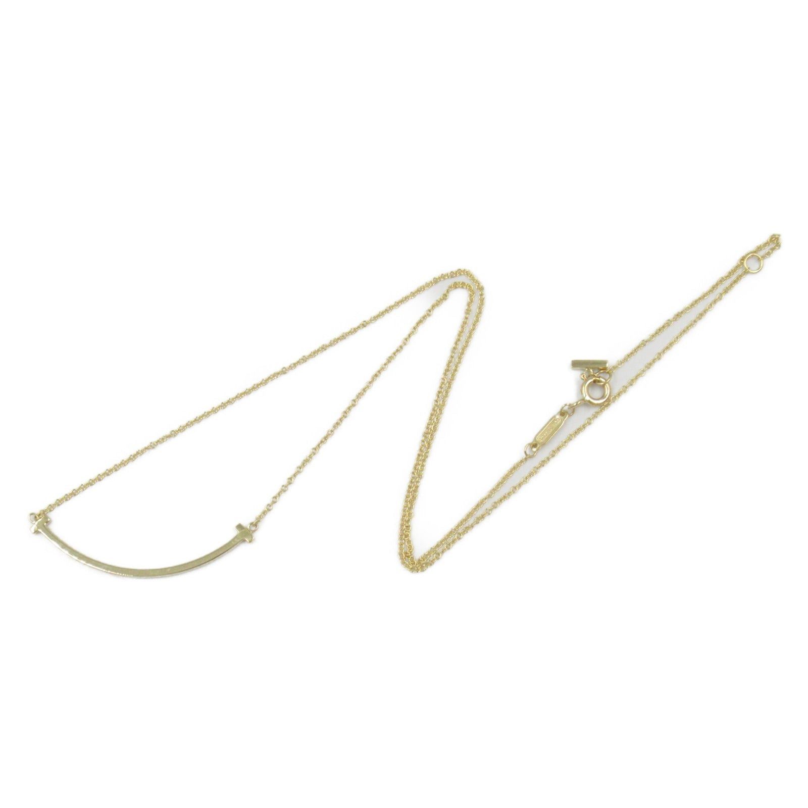 Tiffany & Co. Tiffany Co T-Smile Small Necklace K18 (Yellow Gold) Gold Size ONE SIZE - 3 Thumbnail