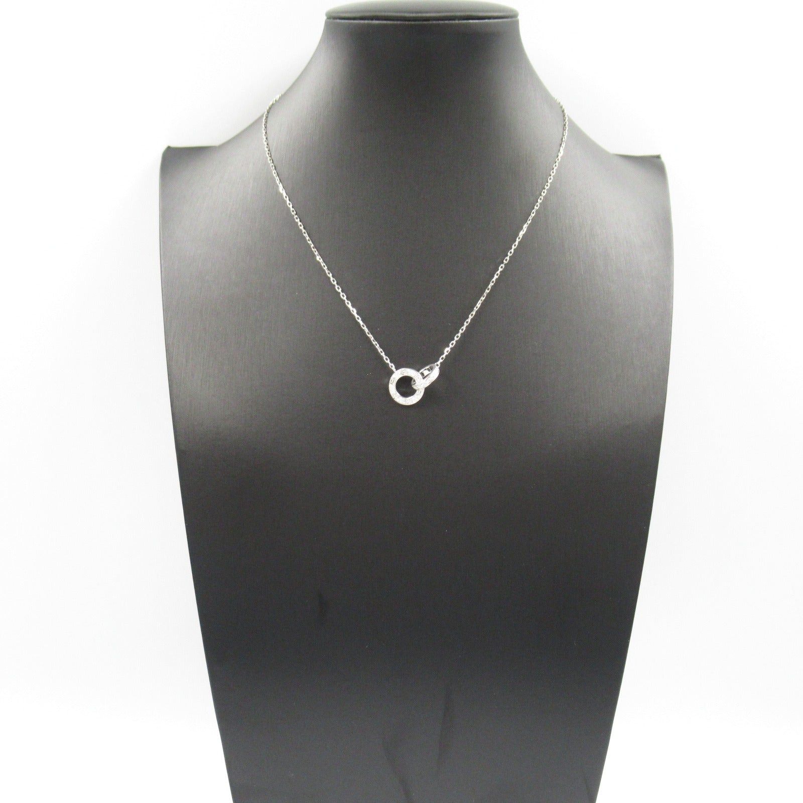 Cartier Cartier Baby Love Necklace Diamond K18Wg (White Gold) Clear Size ONE SIZE - 8 Thumbnail