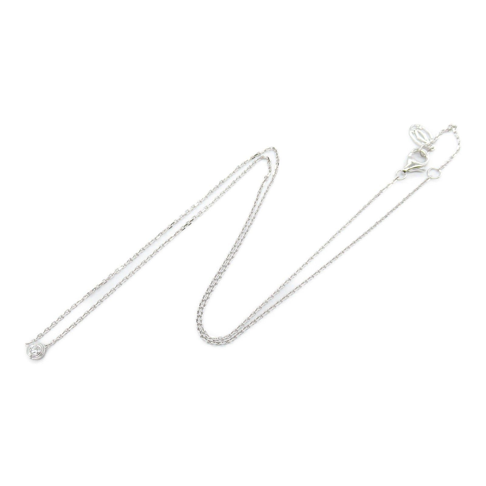 Cartier Cartier Damour Necklace Xs K18Wg (White Gold) Diamond Clear Size ONE SIZE - 3 Thumbnail