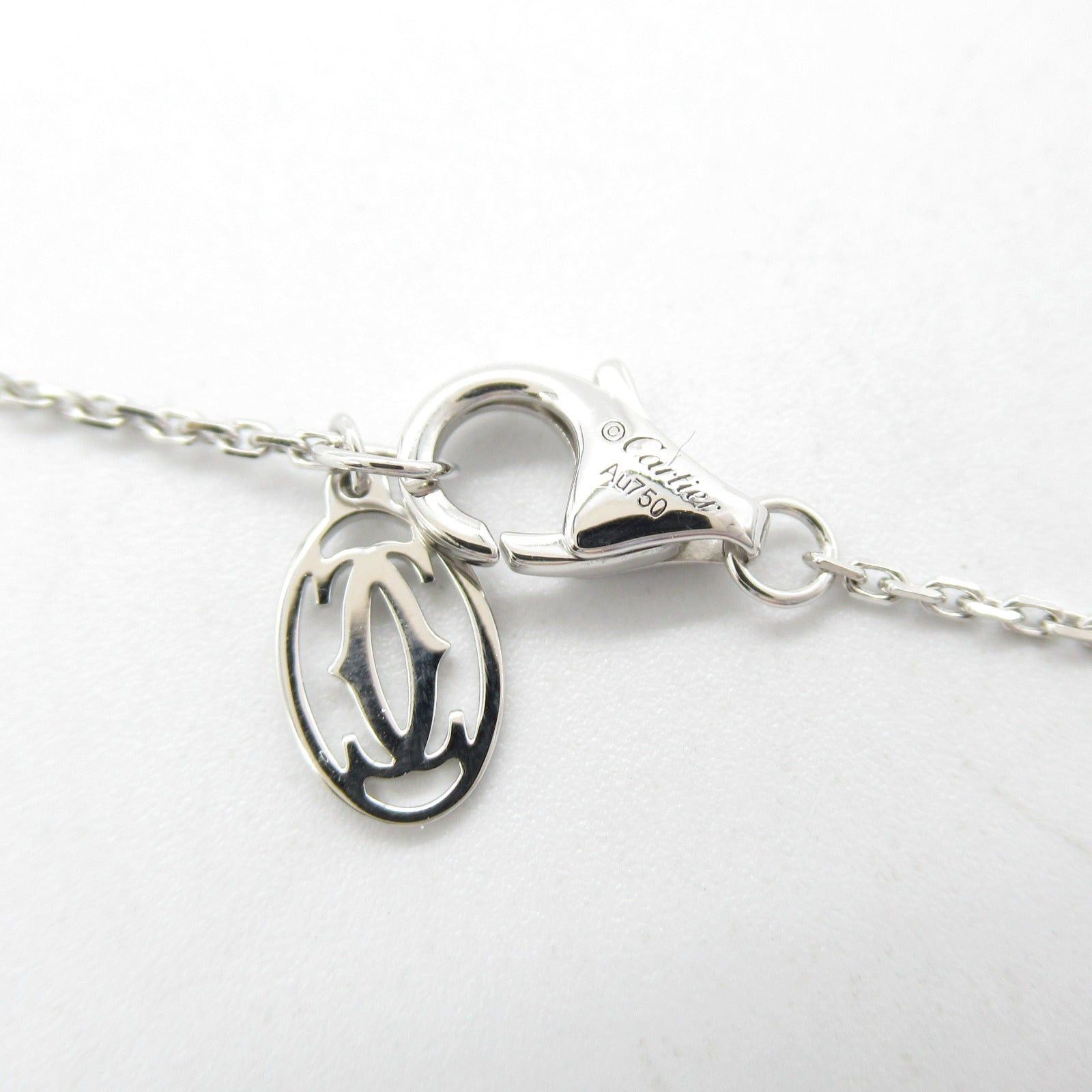 Cartier Cartier Damour Necklace Xs K18Wg (White Gold) Diamond Clear Size ONE SIZE - 4 Thumbnail