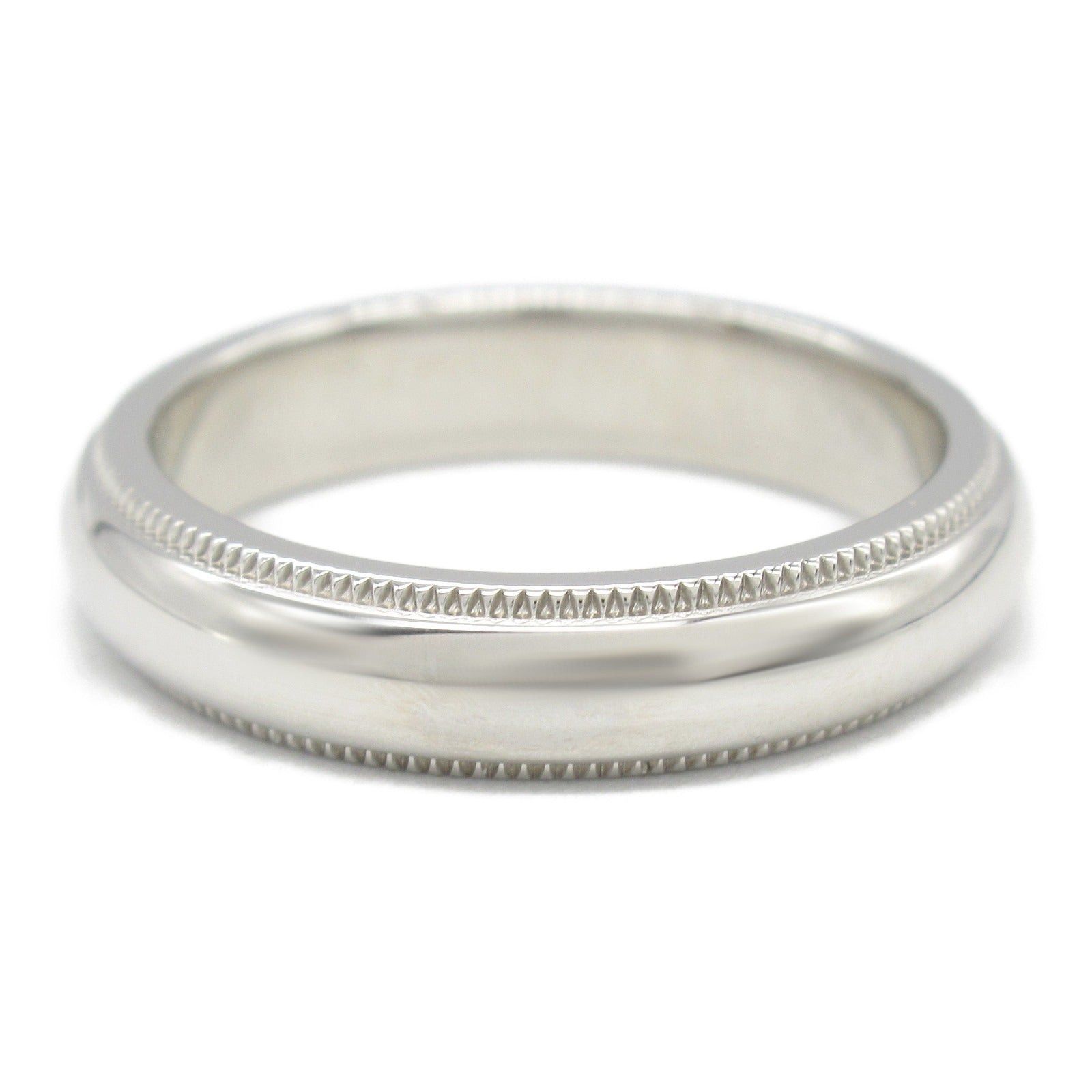 Tiffany & Co. Tiffany Co Milgrain Ring Pt950 Platinum Silver Size ONE SIZE - 3 Thumbnail