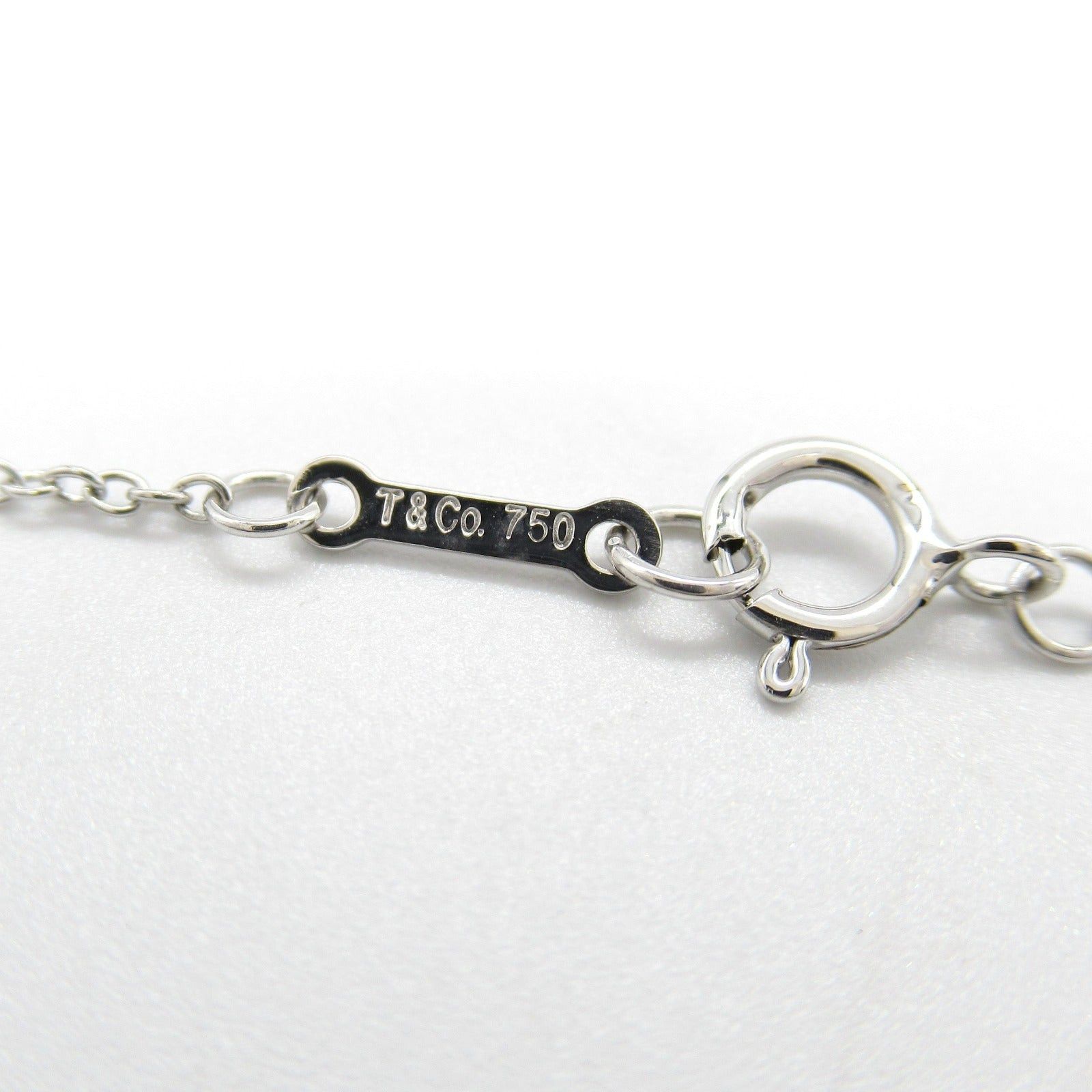 Tiffany & Co. Tiffany Co Loving Heart Diamond Necklace K18Wg (White Gold) Clear Size ONE SIZE - 4 Thumbnail