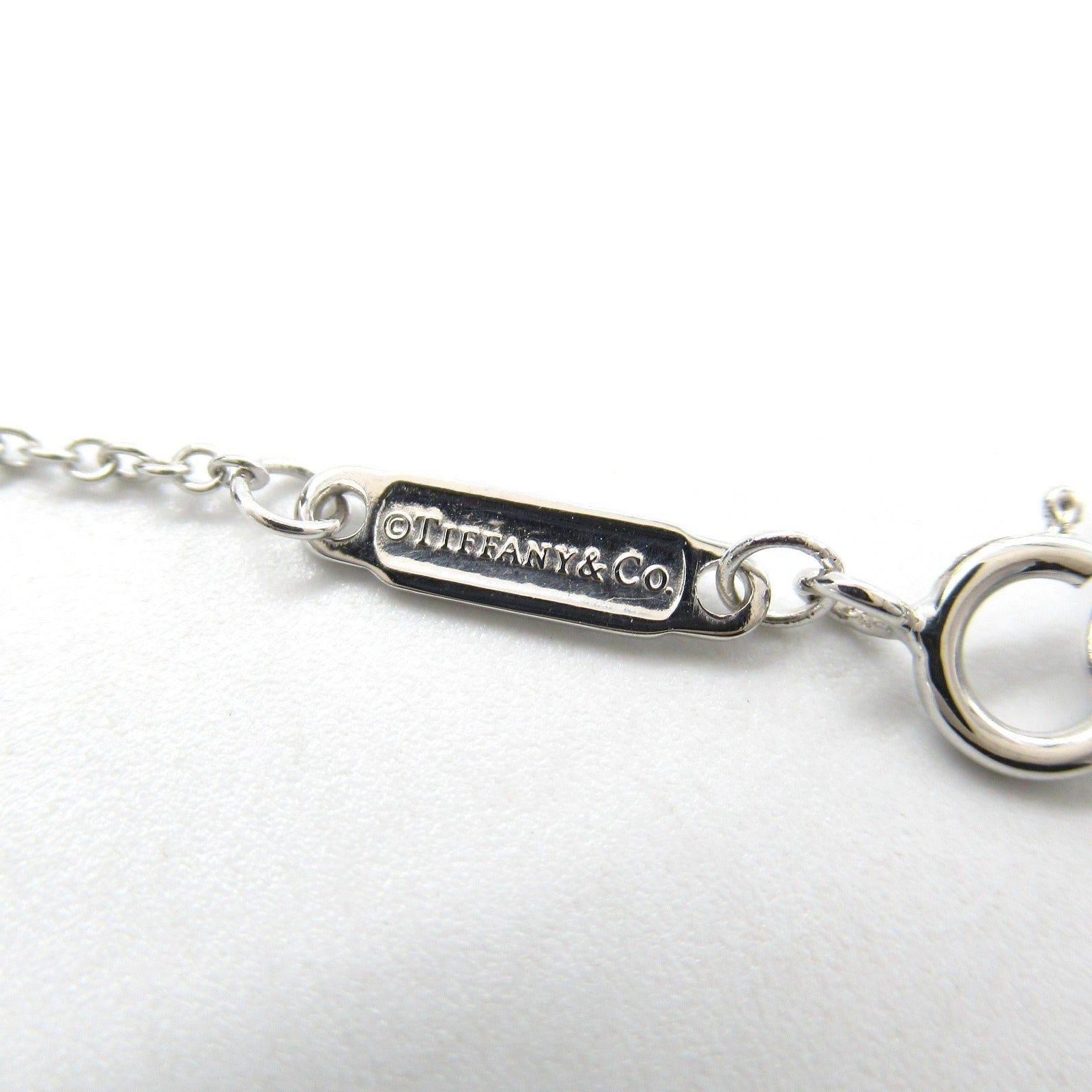 Tiffany & Co. Tiffany Co T Two Horizontal Diamond Necklace K18Wg (White Gold) Clear Size ONE SIZE - 4 Thumbnail
