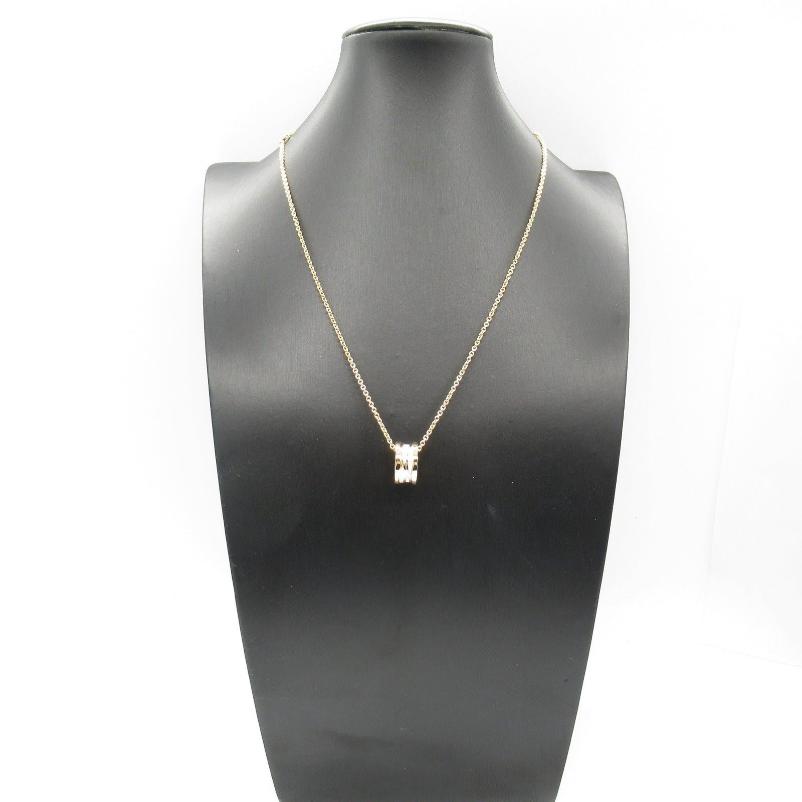 Bvlgari Bvlgari Design Legend Necklace K18Pg (Pink Gold) Ceramic White Size ONE SIZE - 8 Thumbnail