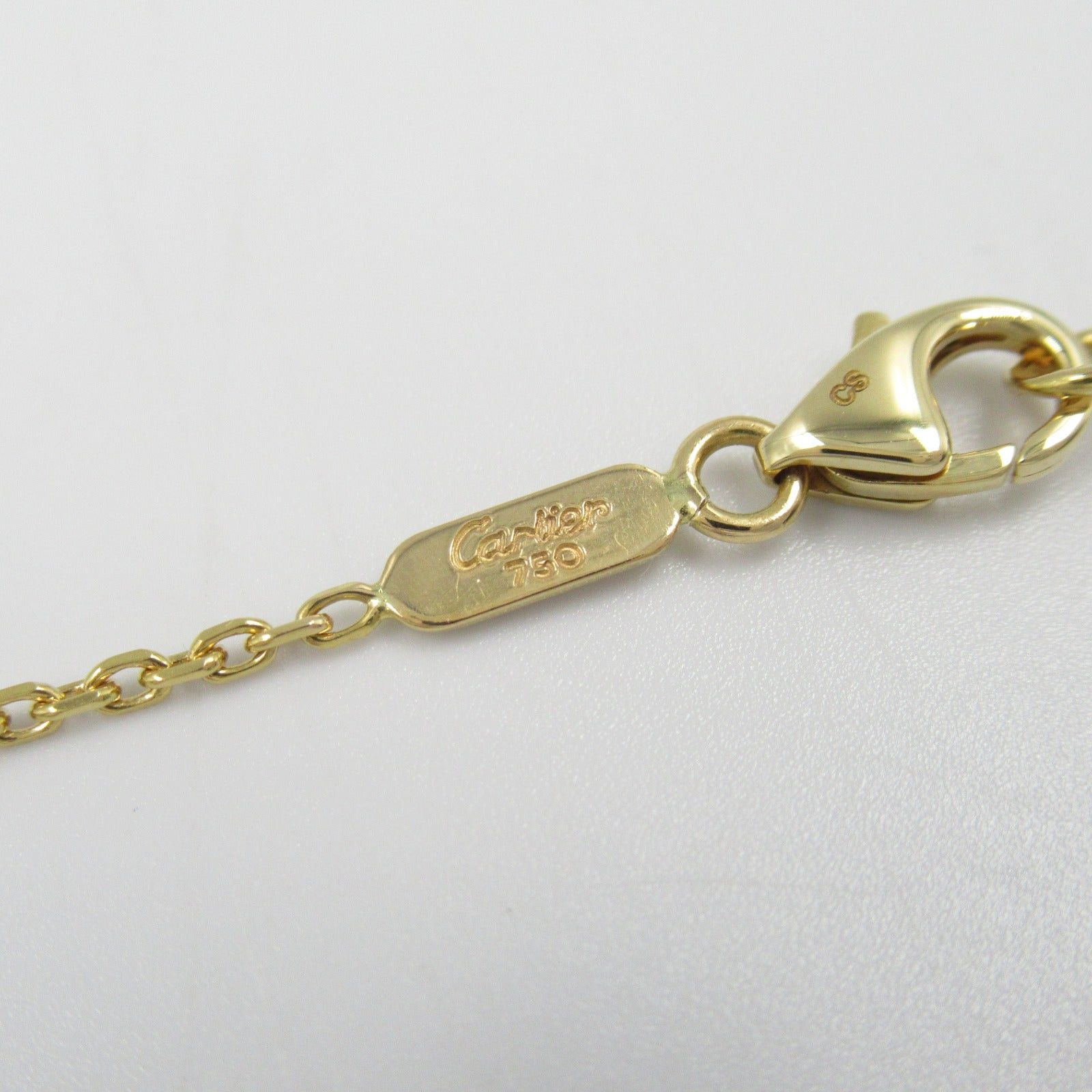 Cartier Cartier Hindu Diamond Necklace K18 (Yellow Gold) Clear Size ONE SIZE - 4 Thumbnail