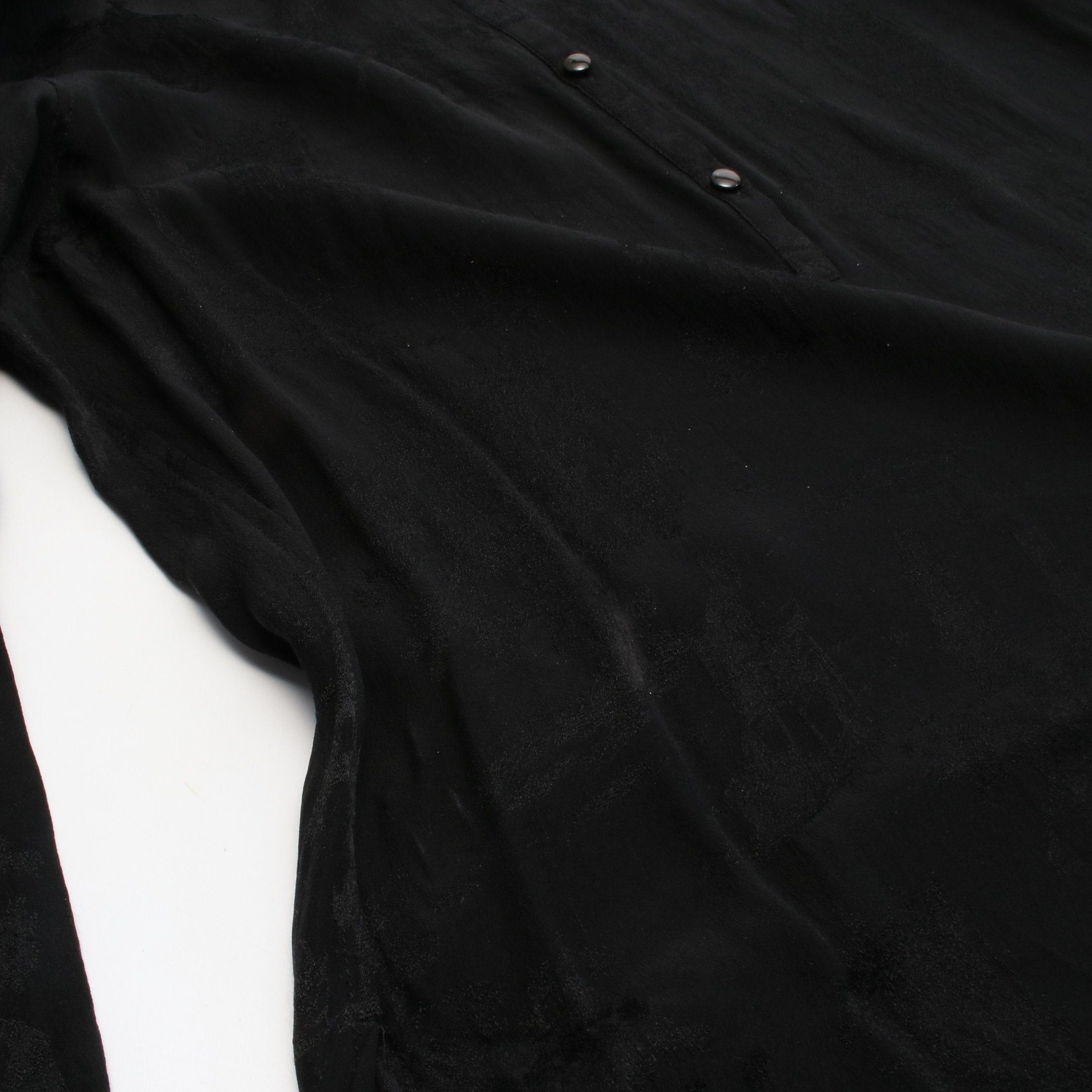 Hermes Hermes Shirt Dress Silk Black Size ONE SIZE - 8 Thumbnail