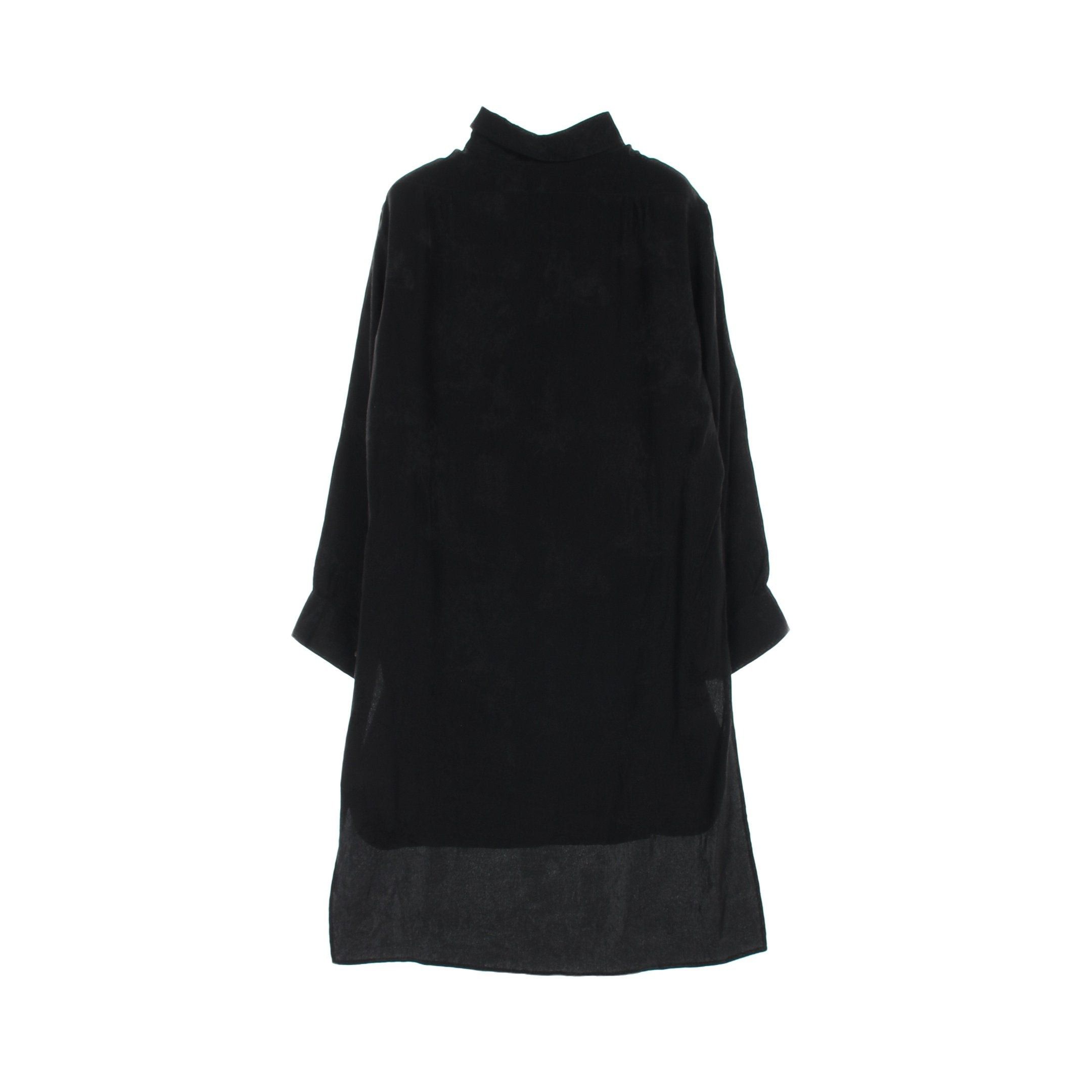 Hermes Hermes Shirt Dress Silk Black Size ONE SIZE - 2 Thumbnail