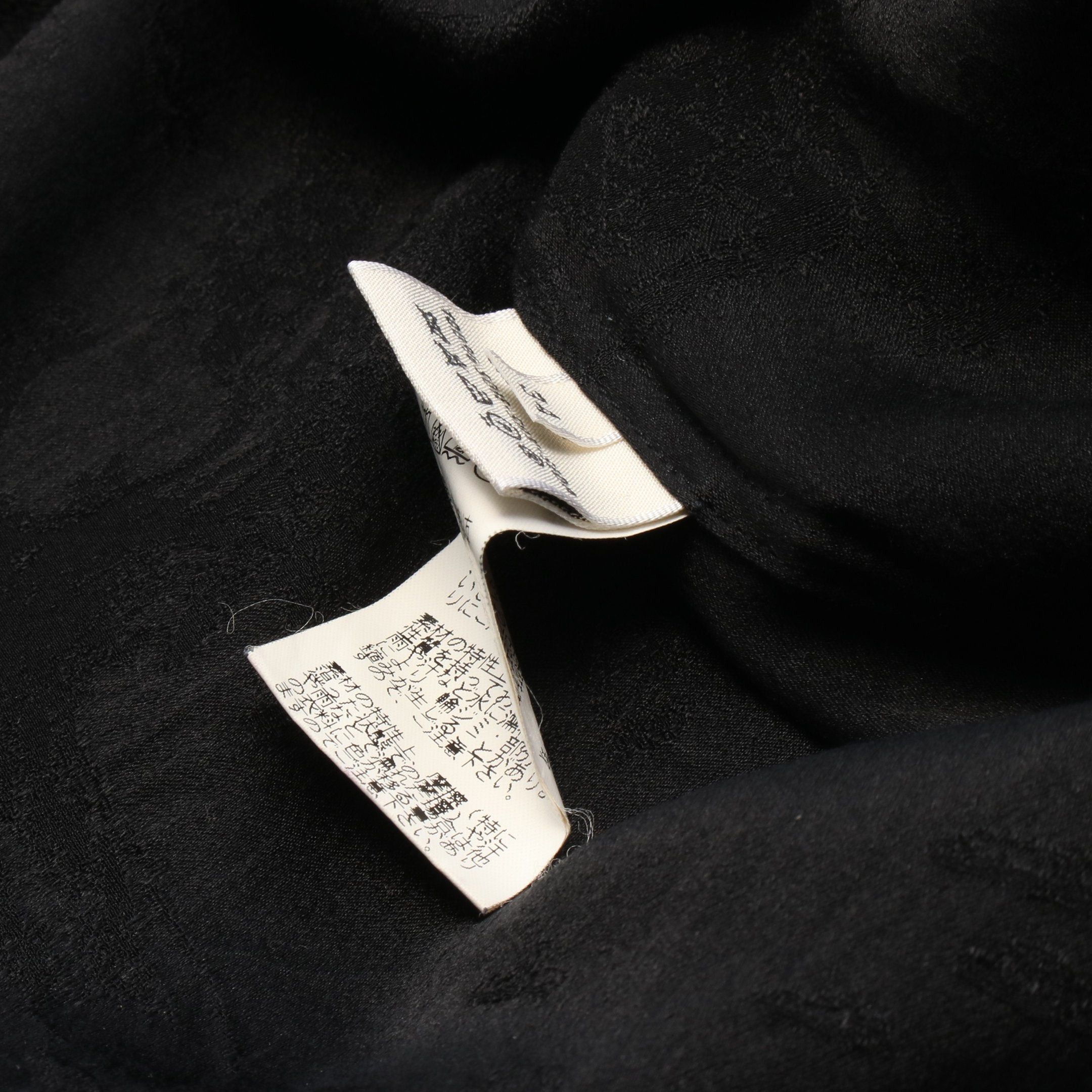 Hermes Hermes Shirt Dress Silk Black Size ONE SIZE - 6 Thumbnail