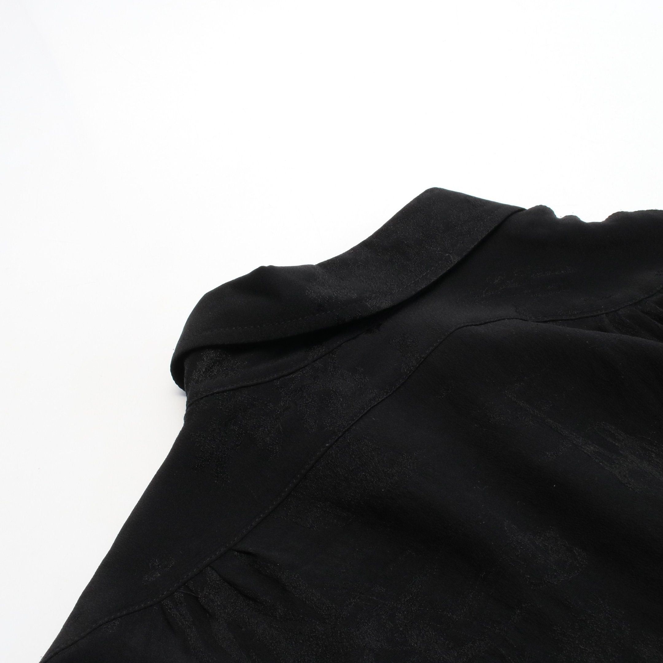 Hermes Hermes Shirt Dress Silk Black Size ONE SIZE - 7 Thumbnail