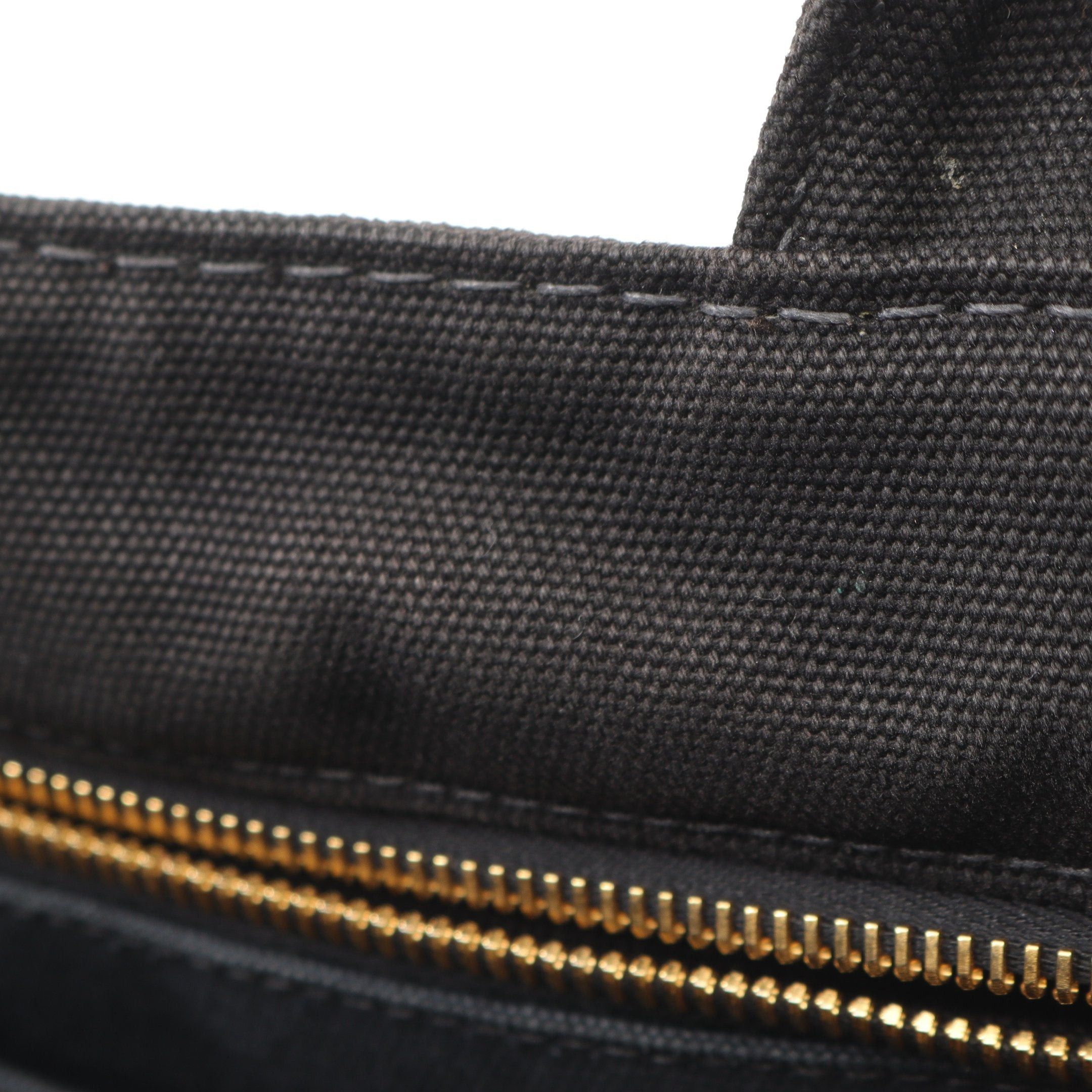 Prada Prada Canapa Kanapa Handbag Tote Bag Canvas Black Size ONE SIZE - 6 Thumbnail