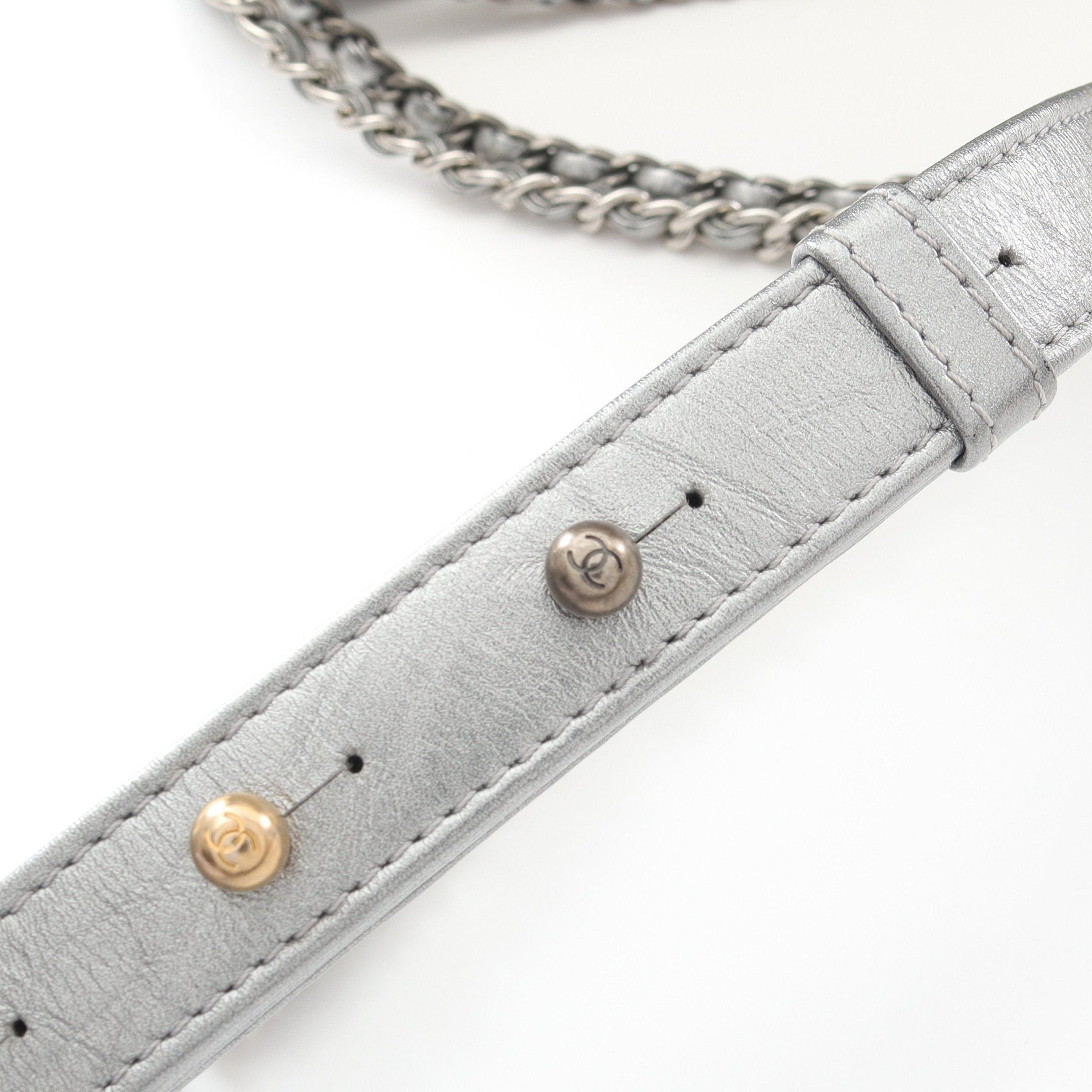 Chanel Chanel Gabriel De Chanel Chain Shoulder Bag Leather Silver Combination Metal Fittings Size ONE SIZE - 6 Thumbnail