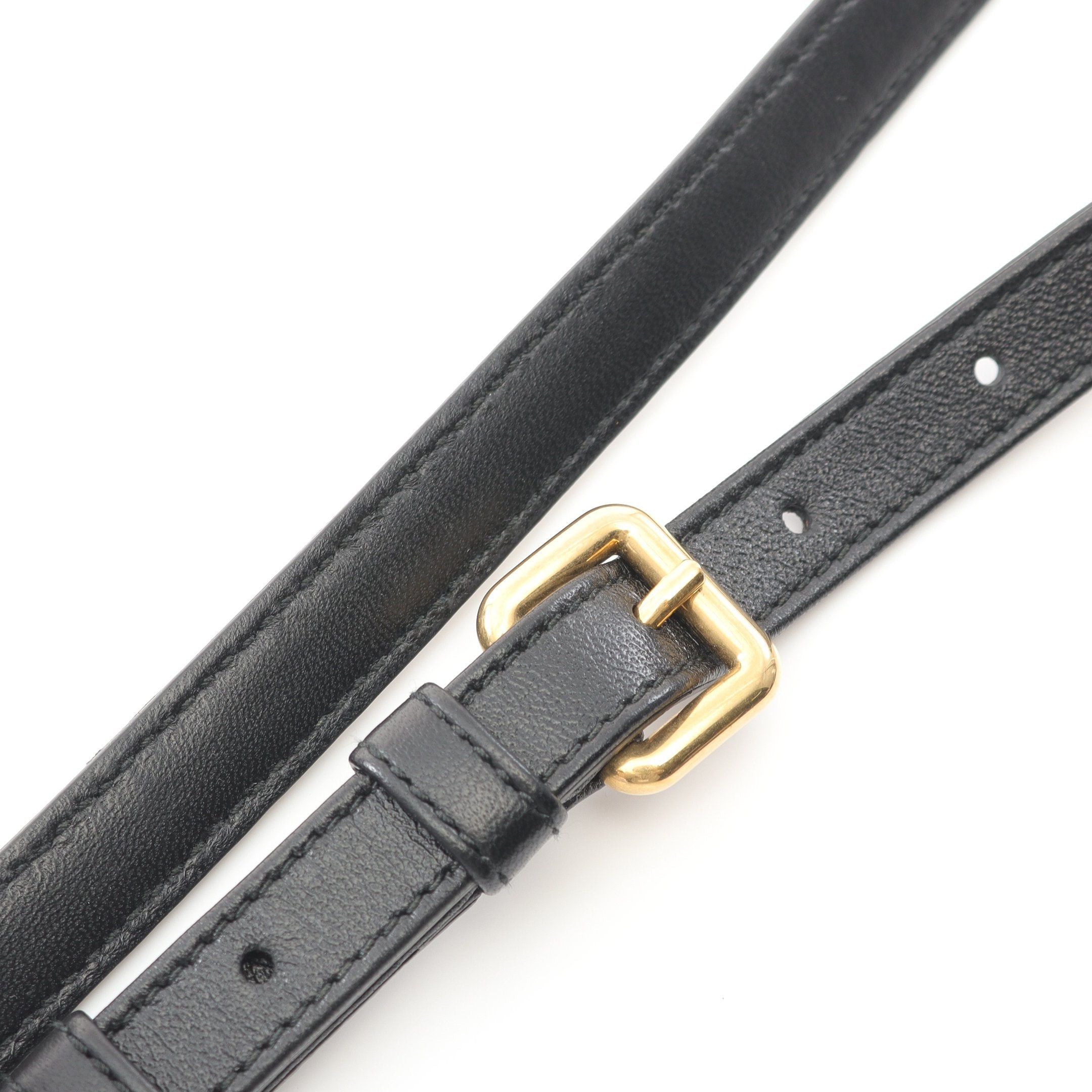 Miu Miu Miu Miu Nappa Biker Handbag Leather Black Size ONE SIZE - 9 Thumbnail
