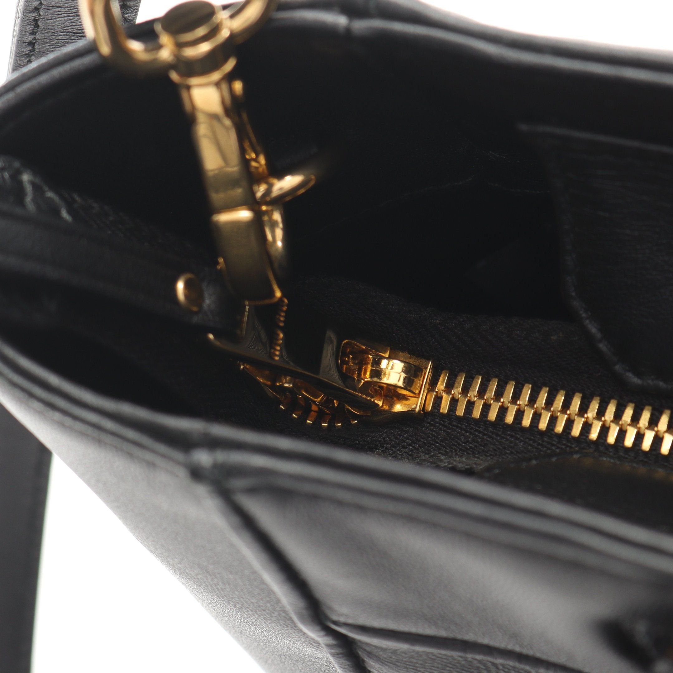 Miu Miu Miu Miu Nappa Biker Handbag Leather Black Size ONE SIZE - 7 Thumbnail