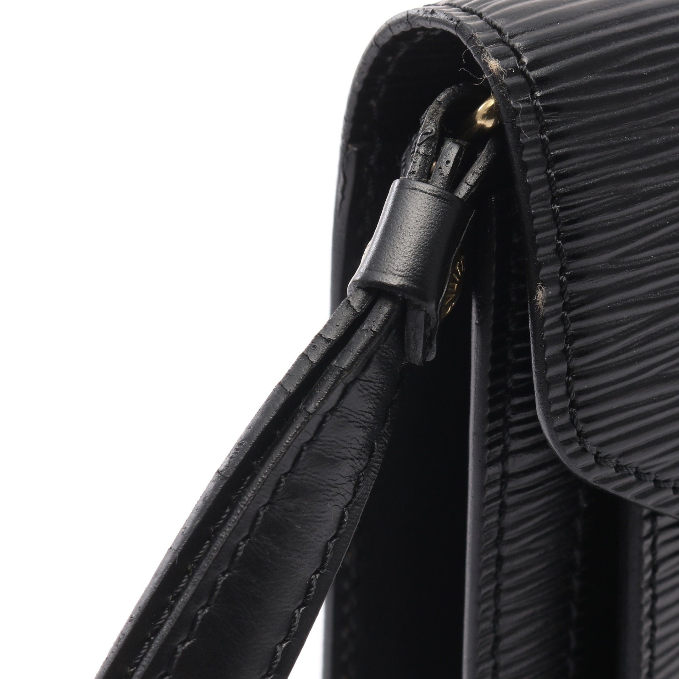 Louis Vuitton Louis Vuitton Serie Dragonne Epi Noir Clutch Bag Leather Black Size ONE SIZE - 10 Thumbnail