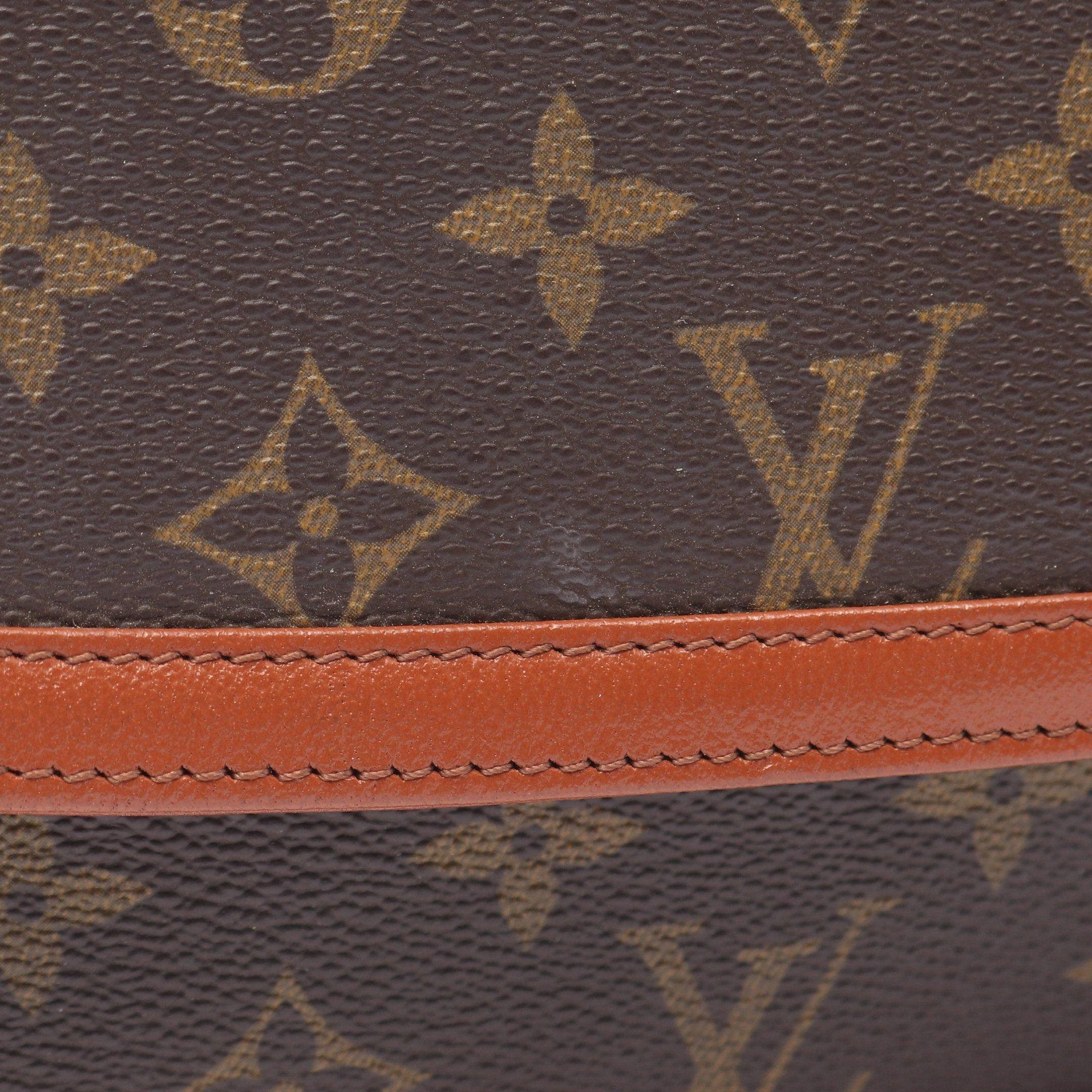 Louis Vuitton Louis Vuitton Pochette Dame Gm Monogram Clutch Bag Second Leather Brown Size ONE SIZE - 12 Thumbnail