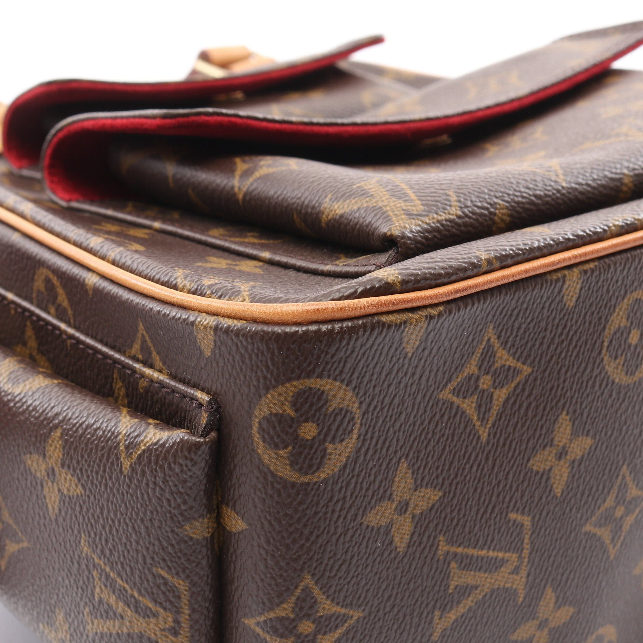 Louis Vuitton Louis Vuitton Exantricite Monogram Handbag Leather Brown Size ONE SIZE - 6 Thumbnail