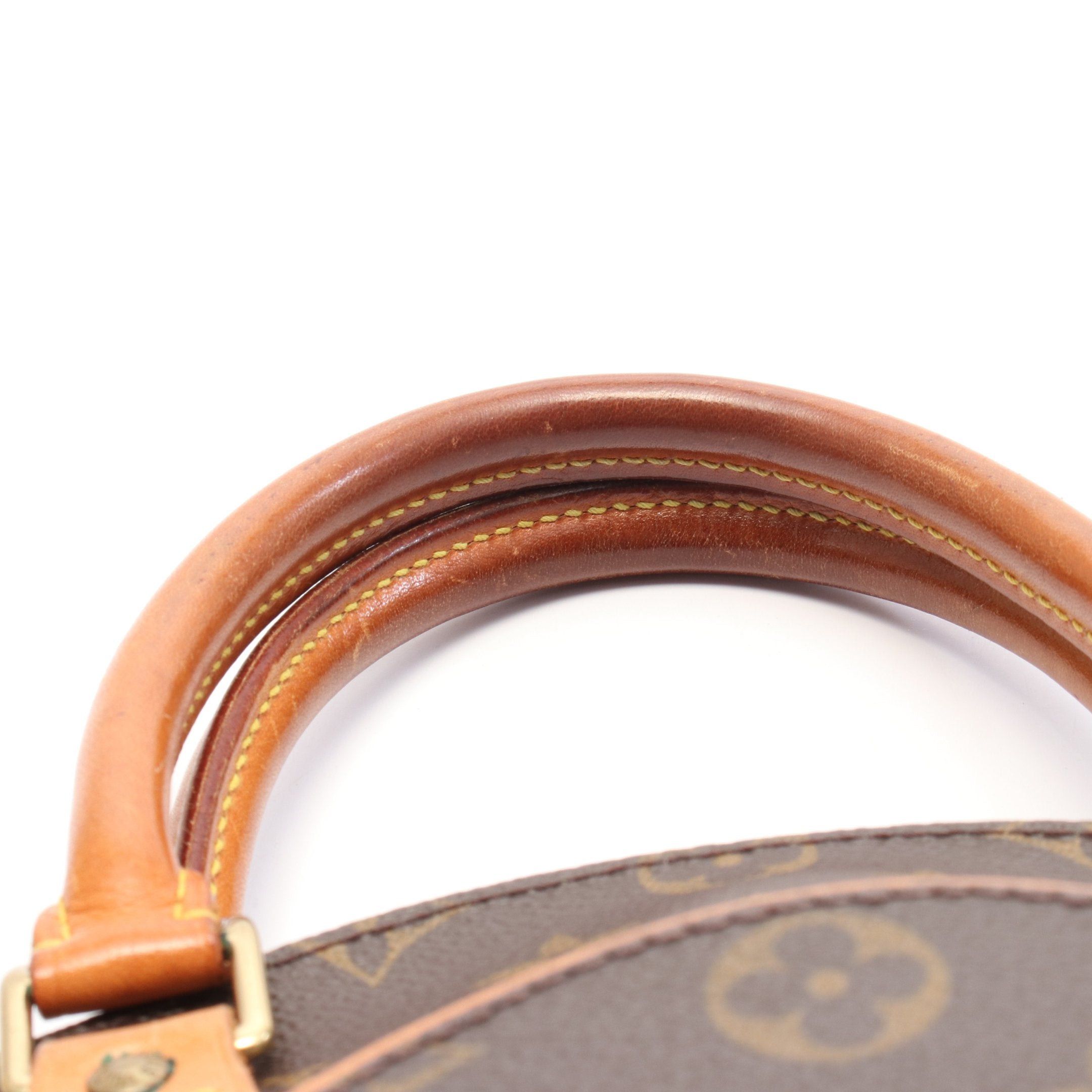 Louis Vuitton Louis Vuitton Ellipse Pm Monogram Handbag Leather Brown Size ONE SIZE - 8 Thumbnail