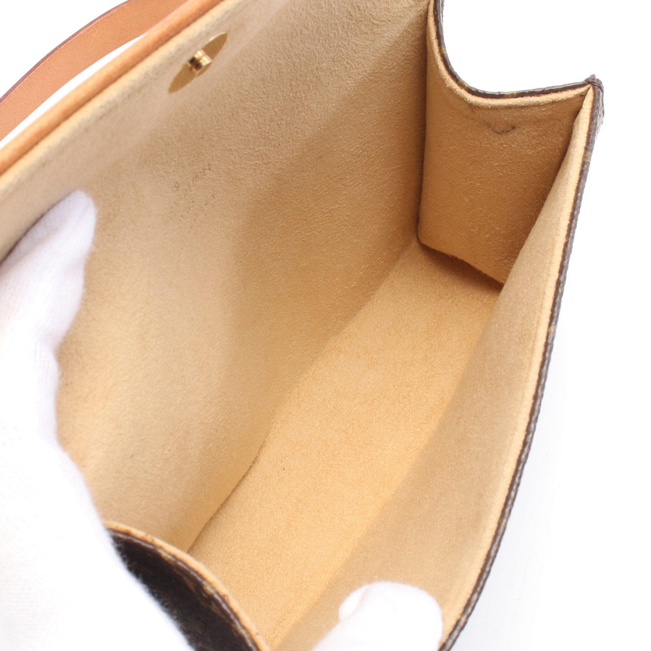 Louis Vuitton Louis Vuitton Pochette Florentine Monogram Body Bag Waist Leather Brown With Xs Size Belt Size ONE SIZE - 3 Thumbnail