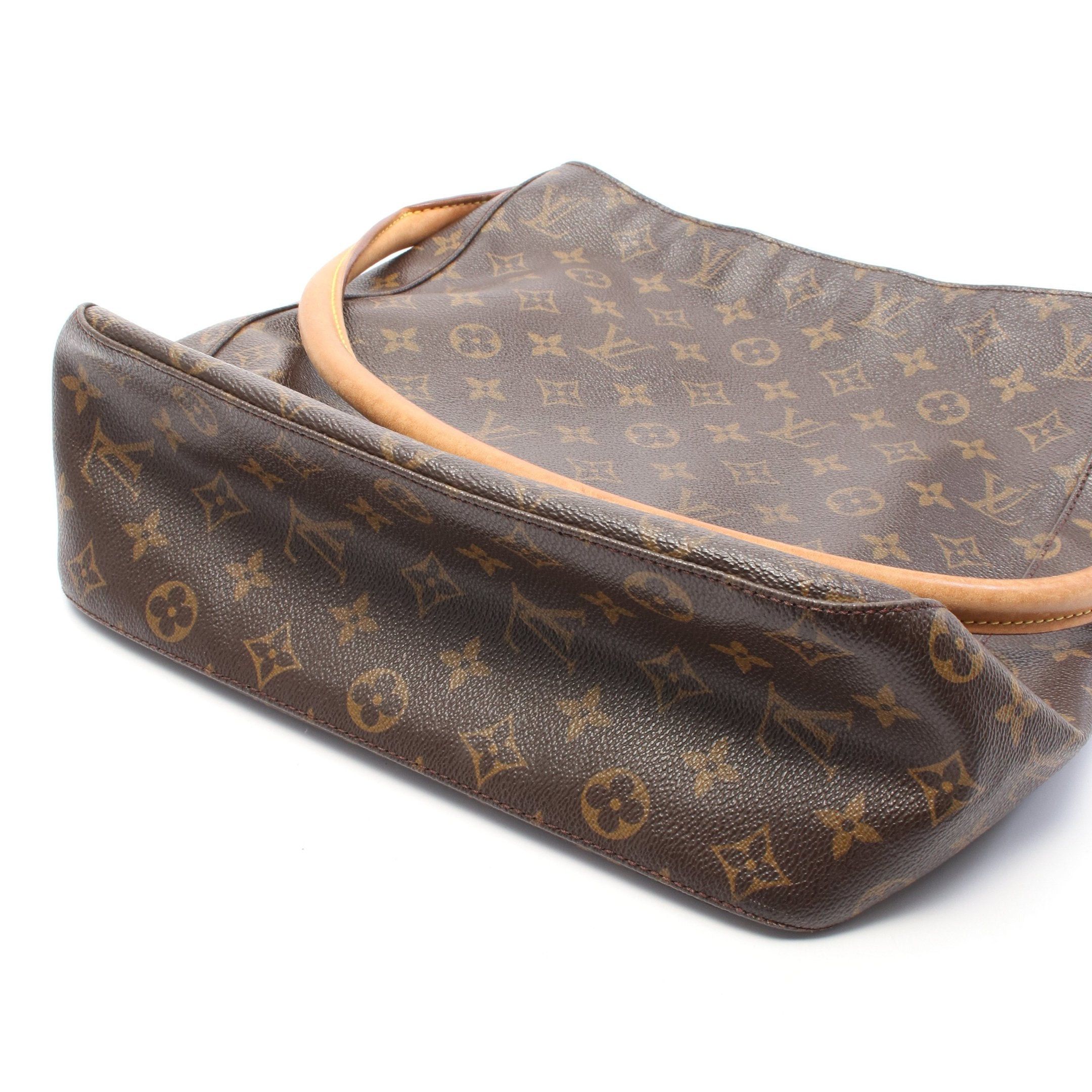 Louis Vuitton Louis Vuitton Looping Gm Monogram Shoulder Bag Leather Brown Size ONE SIZE - 10 Thumbnail