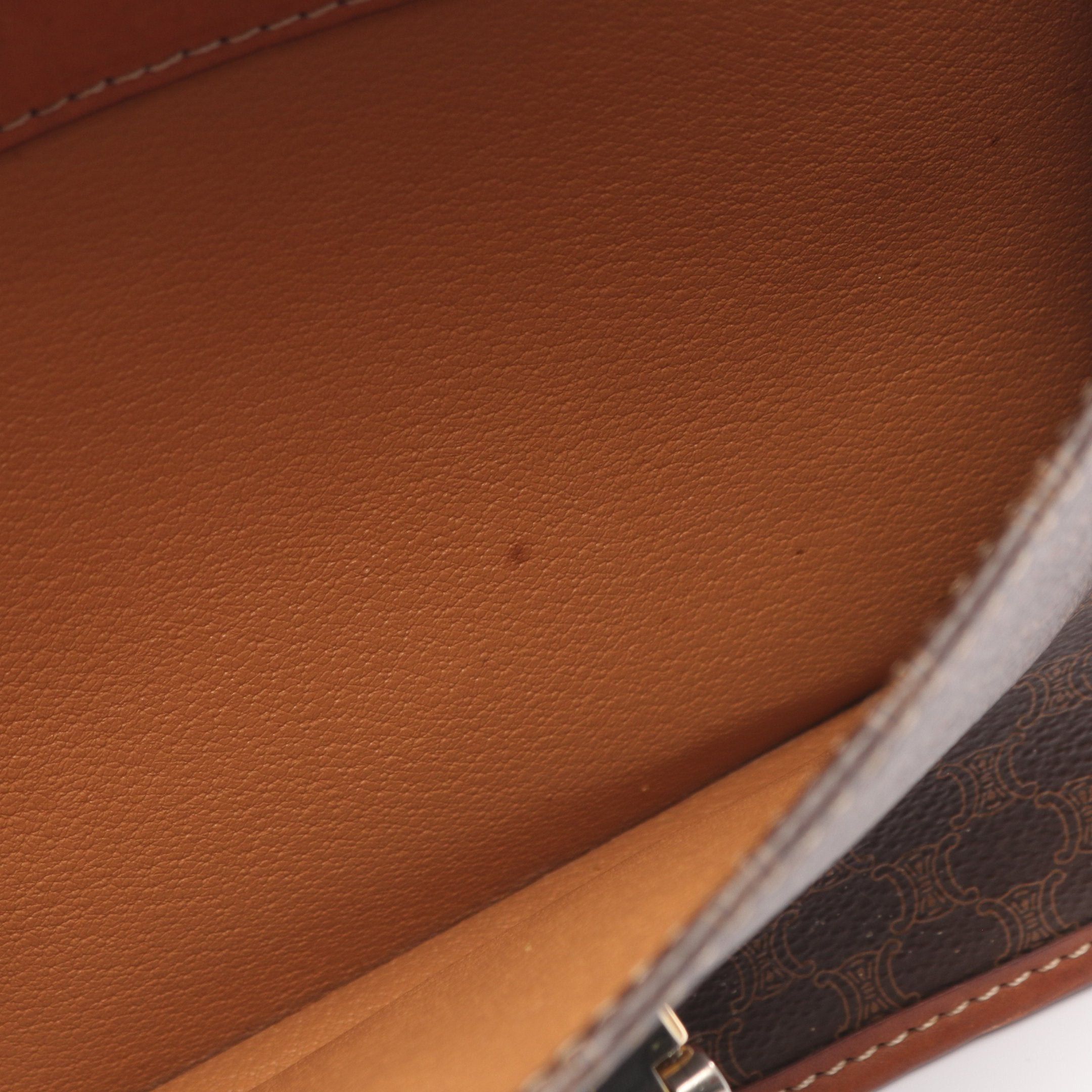 Celine Celine Macadam Shoulder Bag Leather Brown Size ONE SIZE - 11 Thumbnail