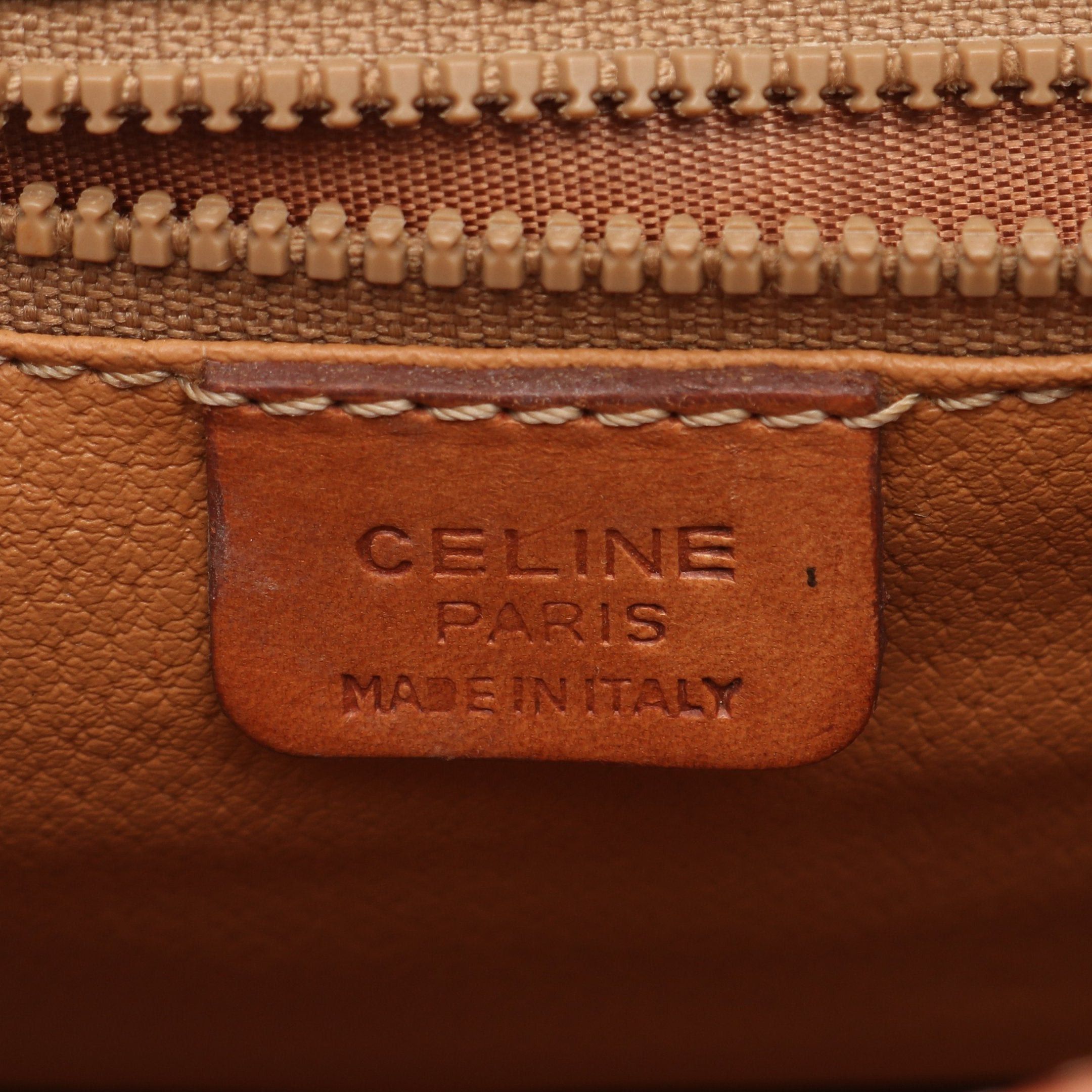 Celine Celine Macadam Shoulder Bag Leather Brown Size ONE SIZE - 4 Thumbnail