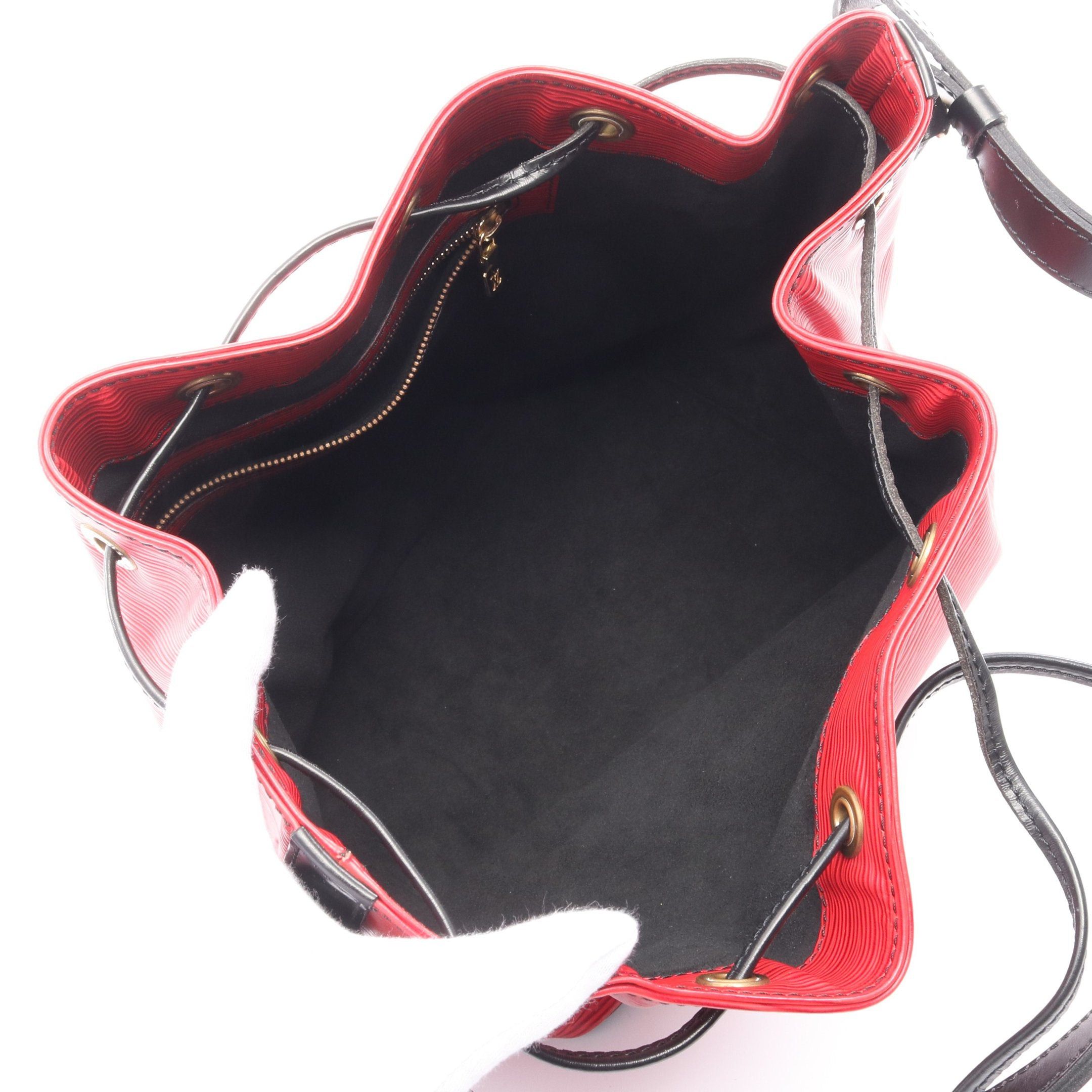 Louis Vuitton Louis Vuitton Peti Noe Epi Castilian Red Noir One Shoulder Bag Leather Black Size ONE SIZE - 3 Thumbnail