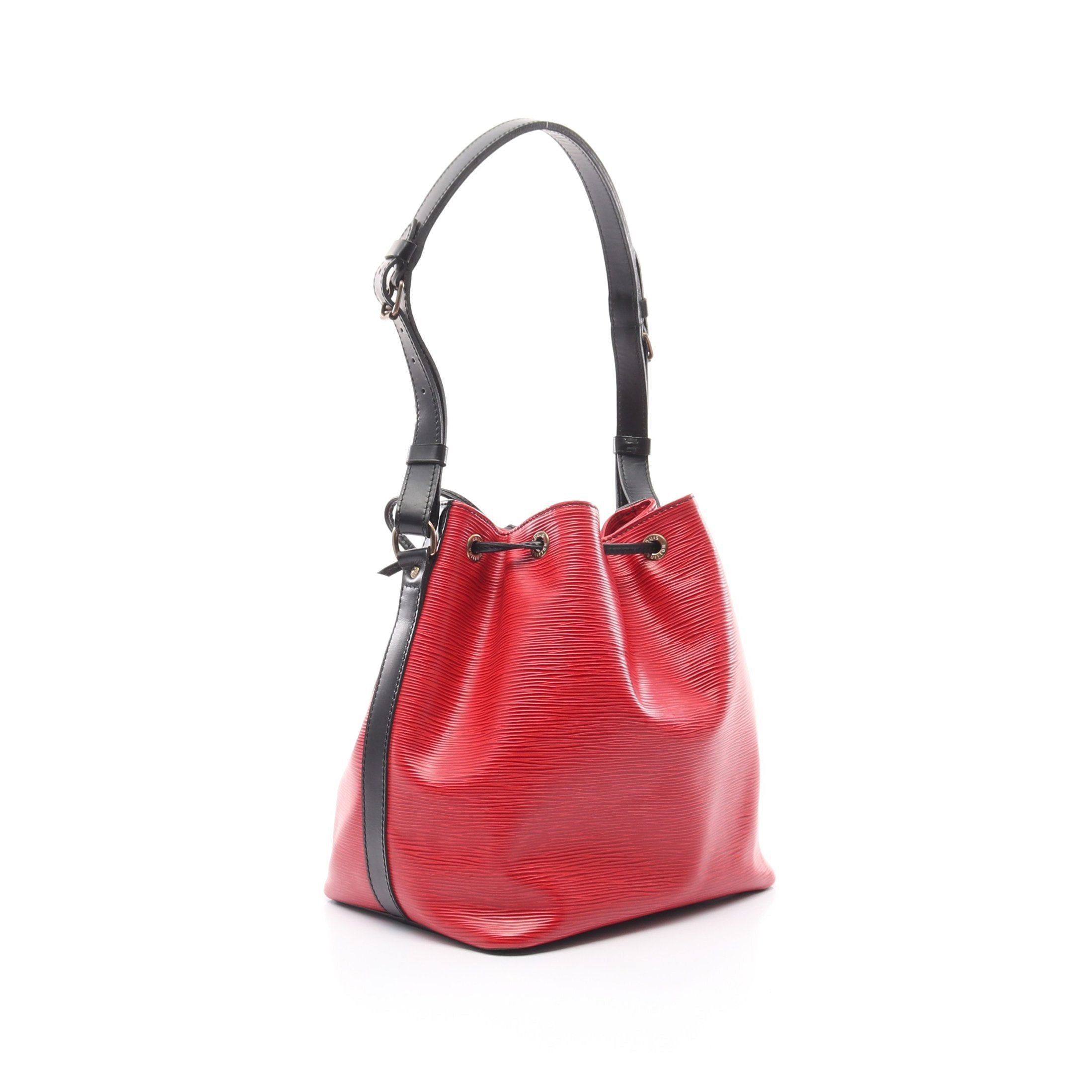 Louis Vuitton Louis Vuitton Peti Noe Epi Castilian Red Noir One Shoulder Bag Leather Black Size ONE SIZE - 2 Thumbnail