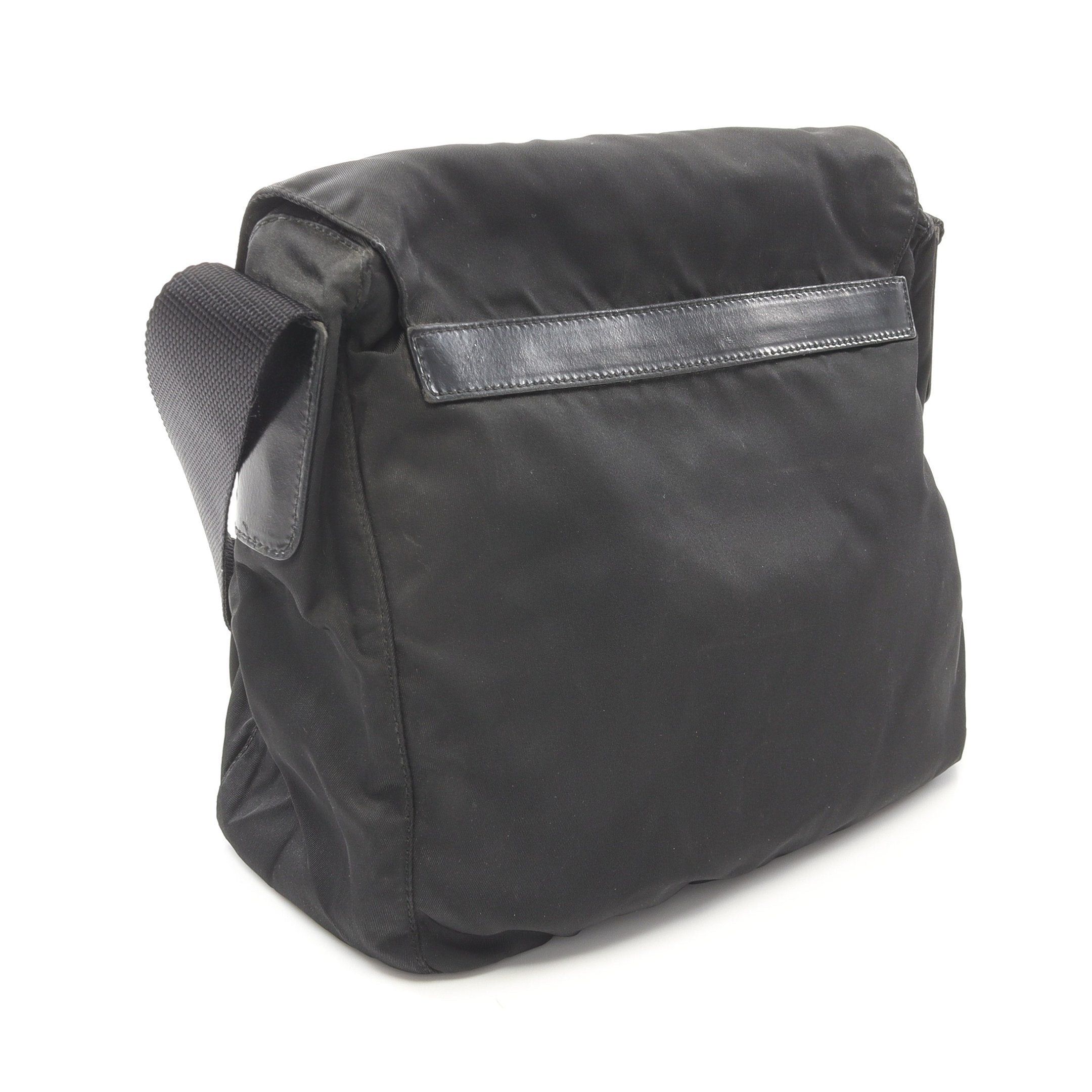 Prada Prada Vela Sport Shoulder Bag Nylon Leather Black Size ONE SIZE - 2 Thumbnail