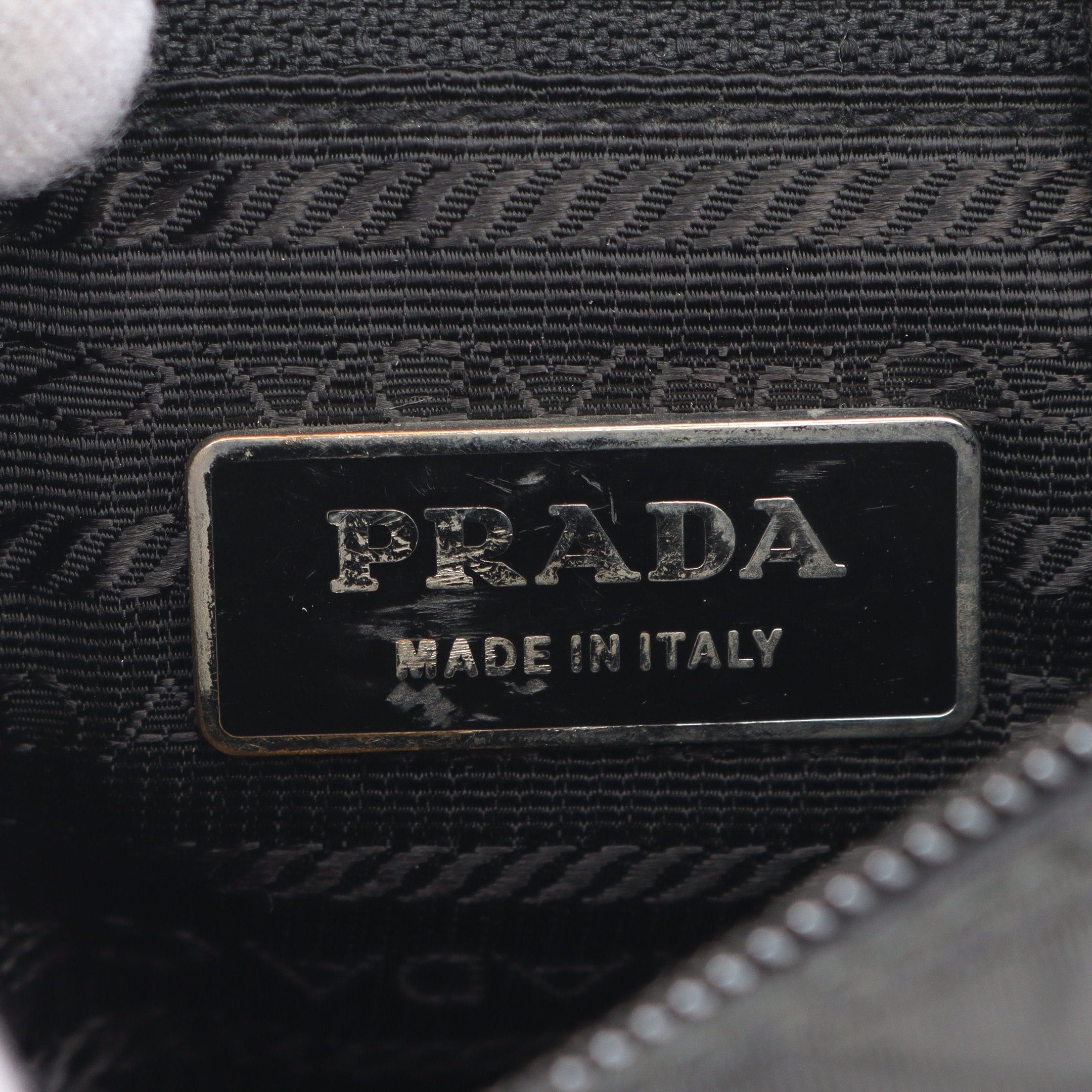 Prada Prada Vela Sport Shoulder Bag Nylon Leather Black Size ONE SIZE - 4 Thumbnail