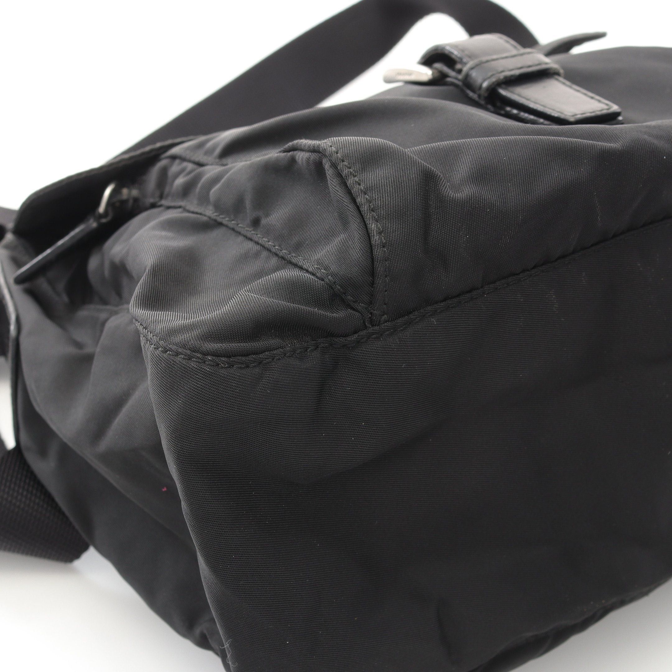 Prada Prada Vela Sport Shoulder Bag Nylon Leather Black Size ONE SIZE - 10 Thumbnail
