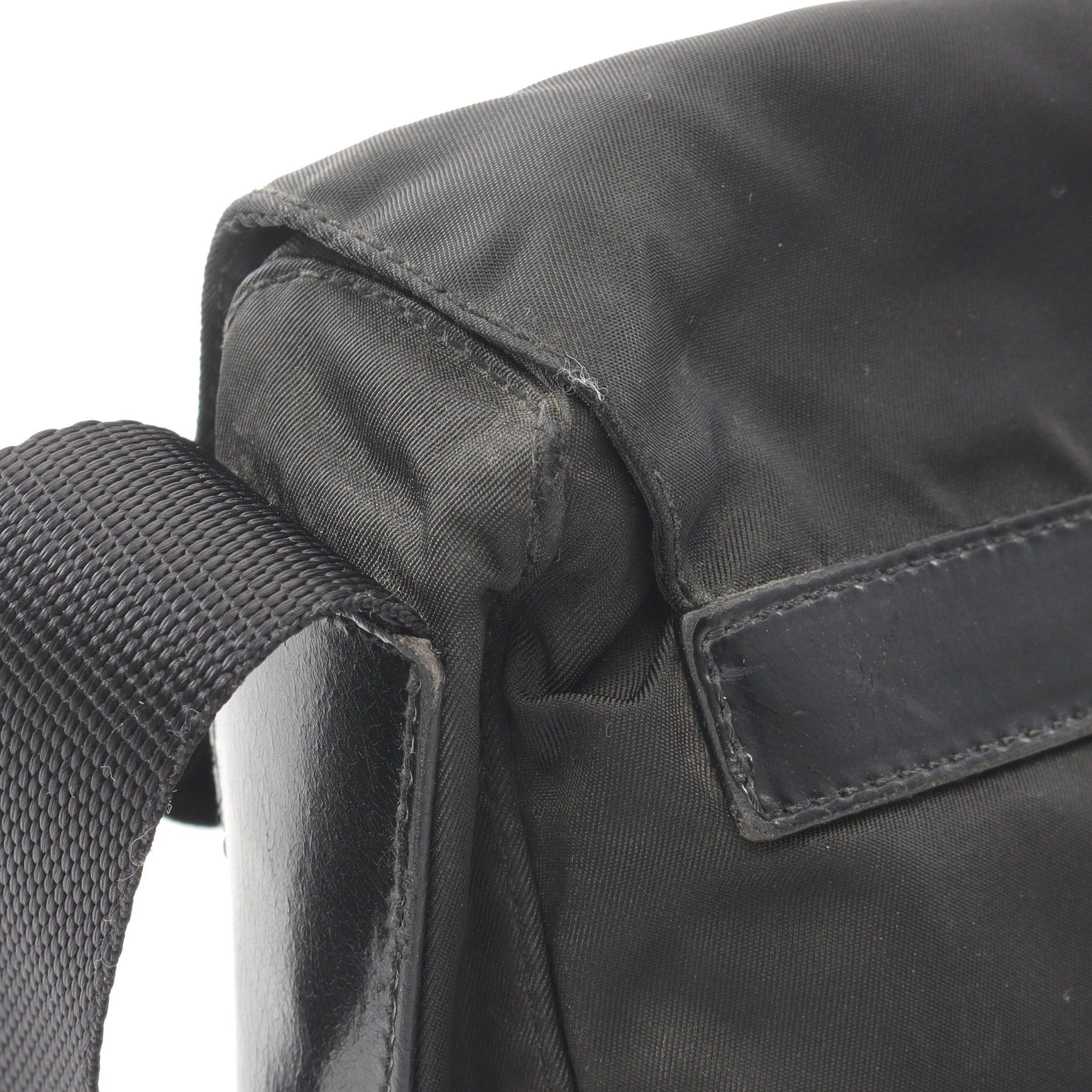 Prada Prada Vela Sport Shoulder Bag Nylon Leather Black Size ONE SIZE - 9 Thumbnail
