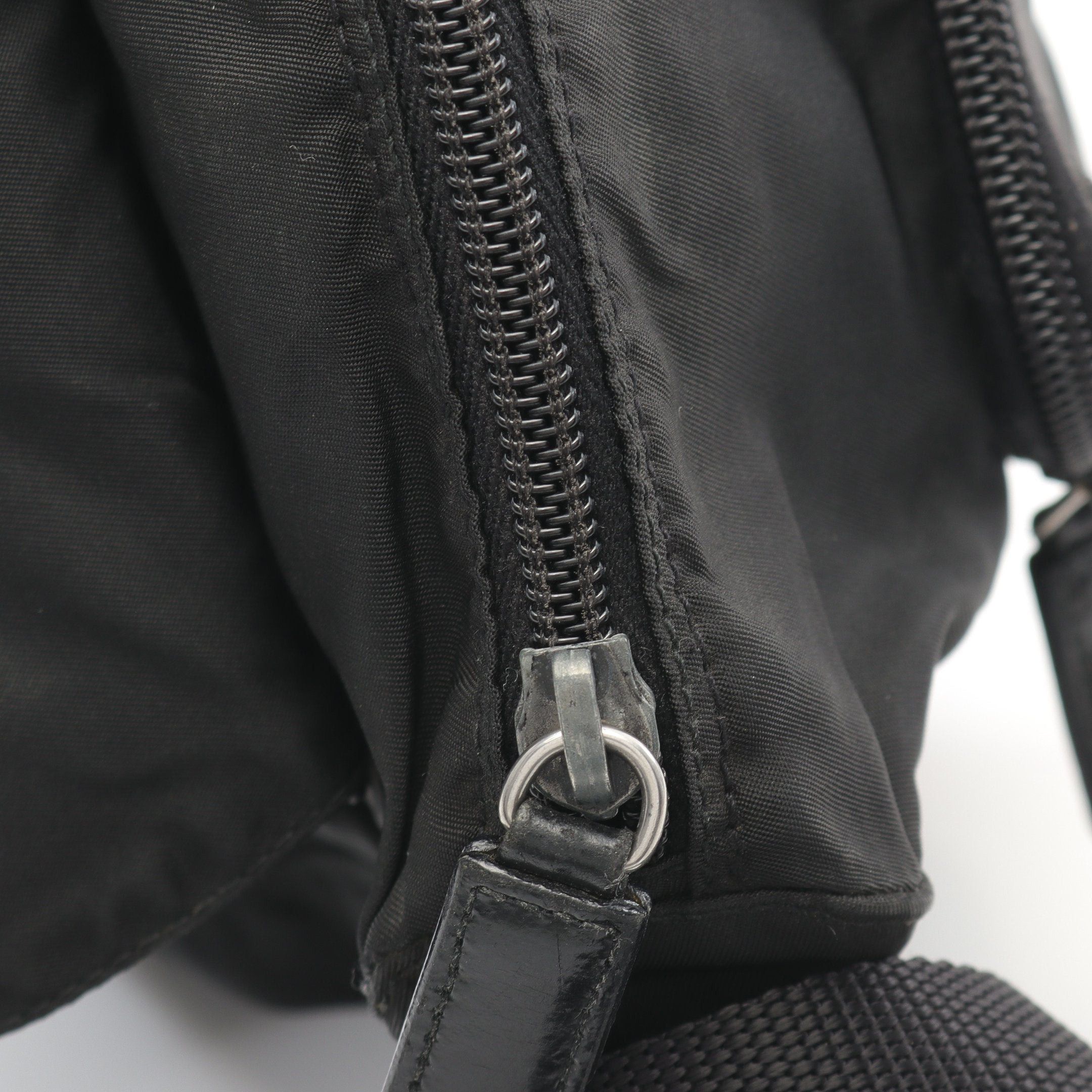 Prada Prada Vela Sport Shoulder Bag Nylon Leather Black Size ONE SIZE - 5 Thumbnail