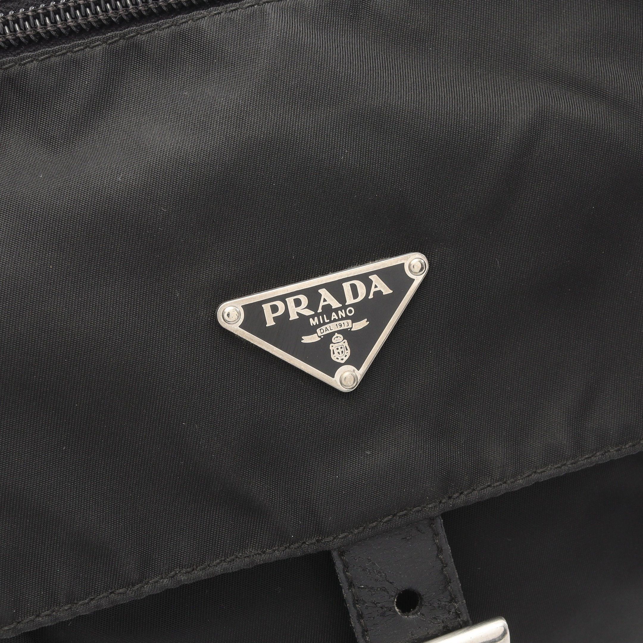Prada Prada Vela Sport Shoulder Bag Nylon Leather Black Size ONE SIZE - 11 Thumbnail