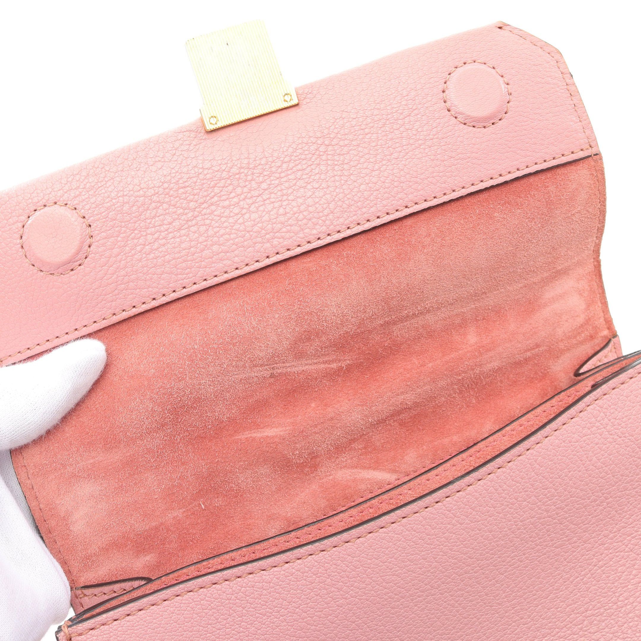 Miu Miu Miu Miu Madras Shoulder Bag Leather Pink Size ONE SIZE - 5 Thumbnail