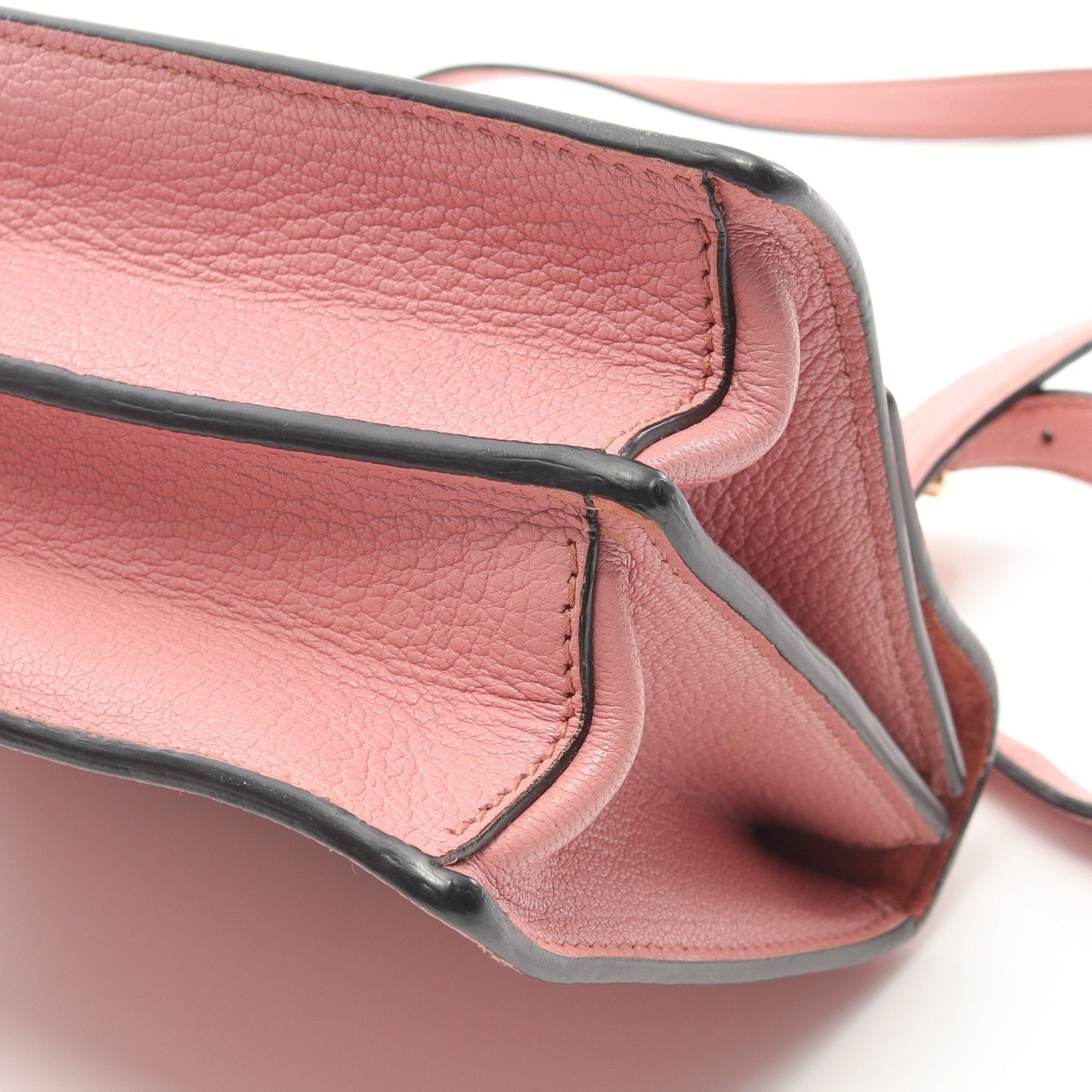 Miu Miu Miu Miu Madras Shoulder Bag Leather Pink Size ONE SIZE - 6 Thumbnail