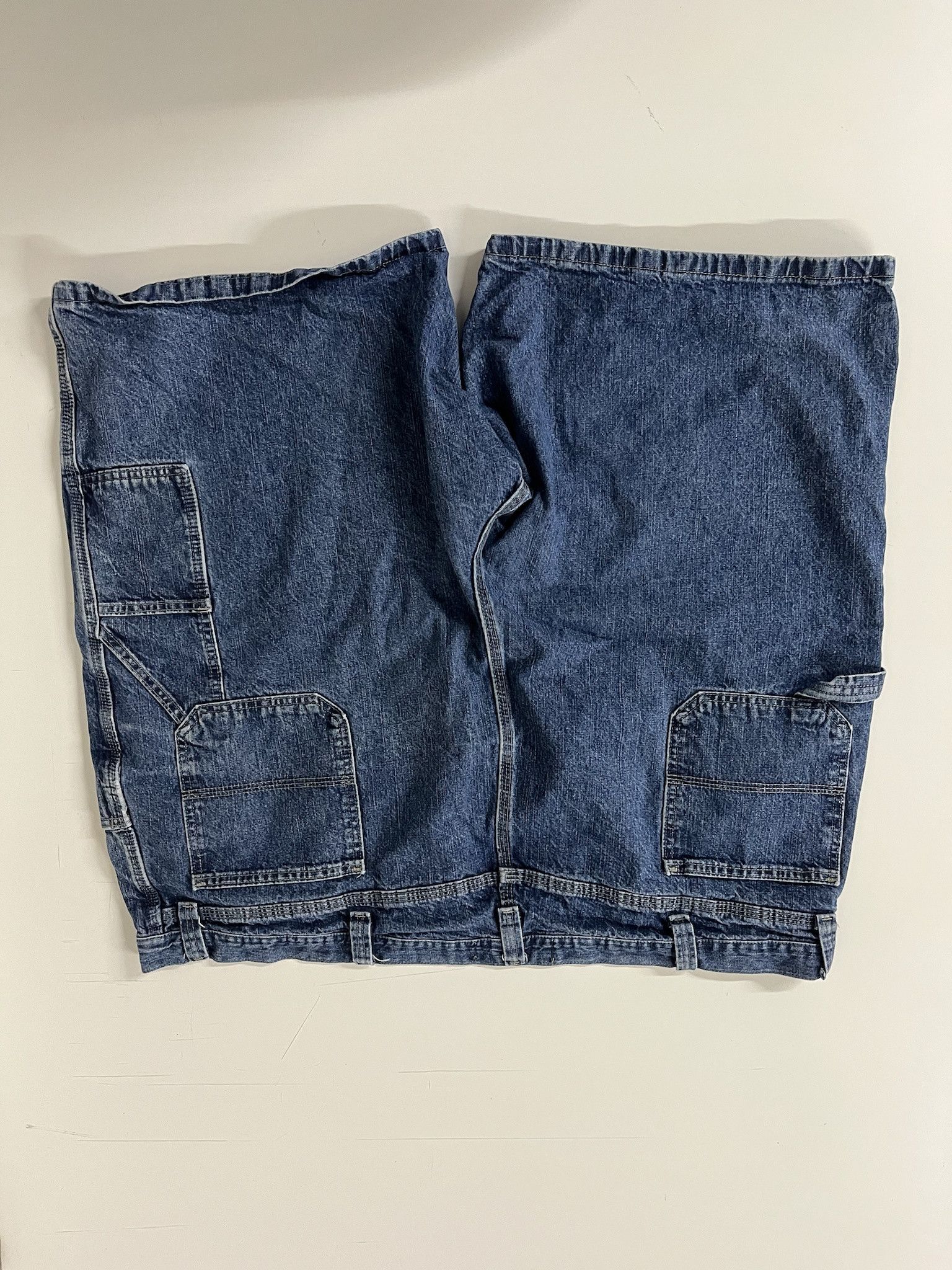 Vintage Vintage 90s Dark Wash Wrangler Oversized Denim Jorts Size 51 Size US 42 / EU 58 - 4 Thumbnail