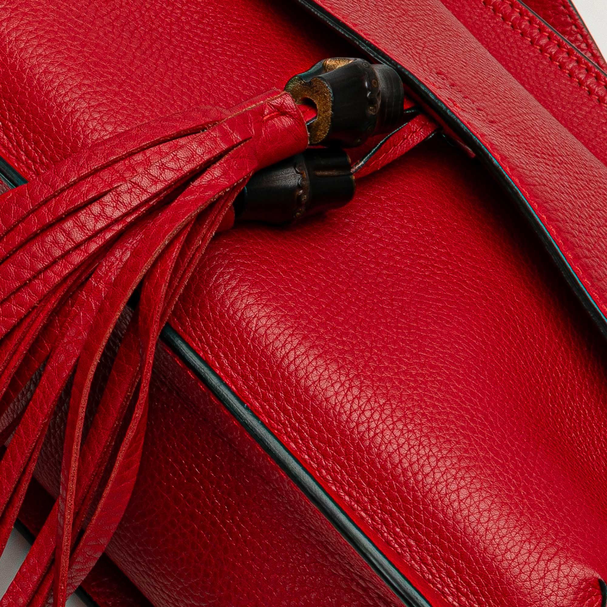 Gucci Gucci Medium Leather Bamboo Daily Crossbody Size ONE SIZE - 10 Thumbnail