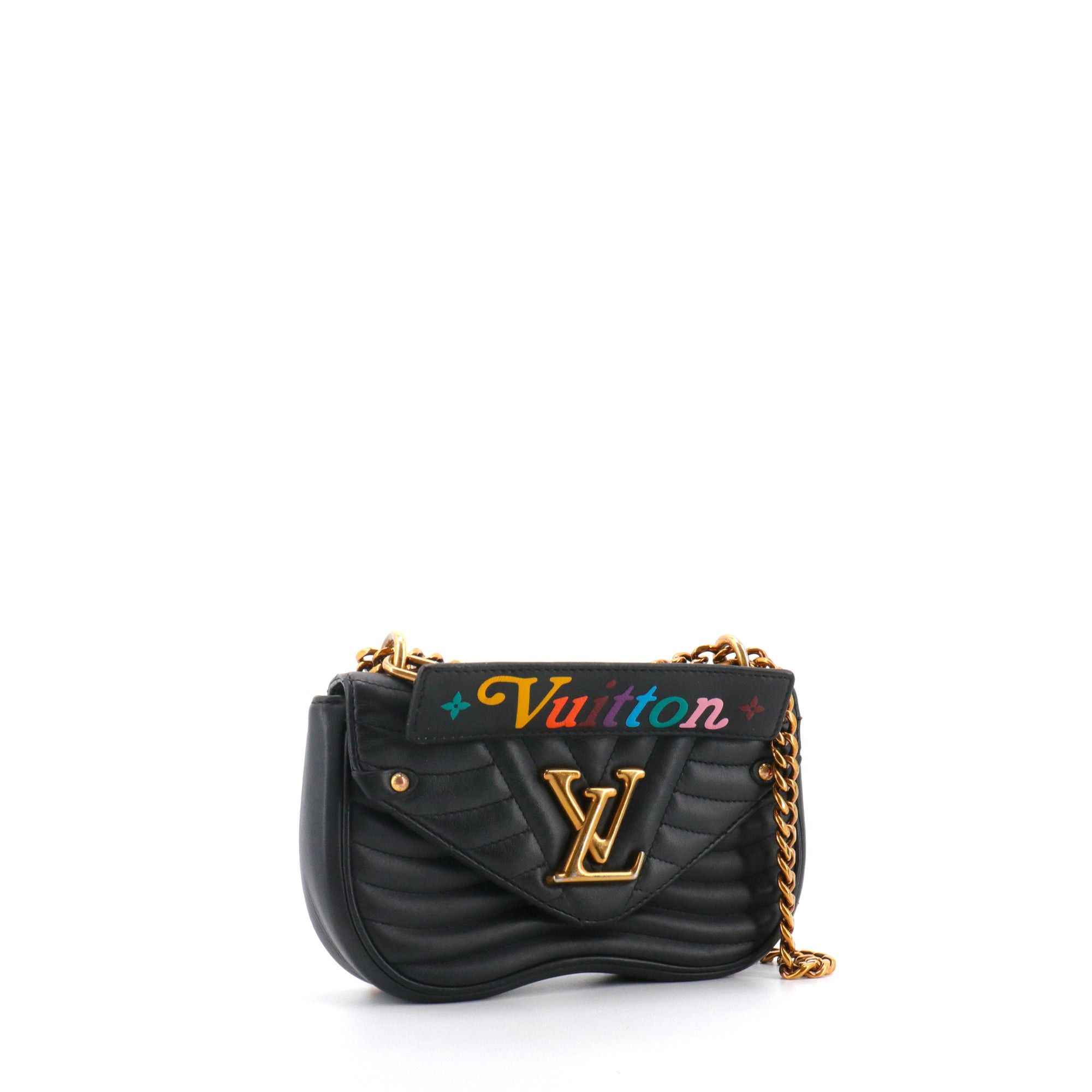 Louis Vuitton LOUIS VUITTON - Louis Vuitton New Wave shoulder bag in black leather Size ONE SIZE - 2 Thumbnail