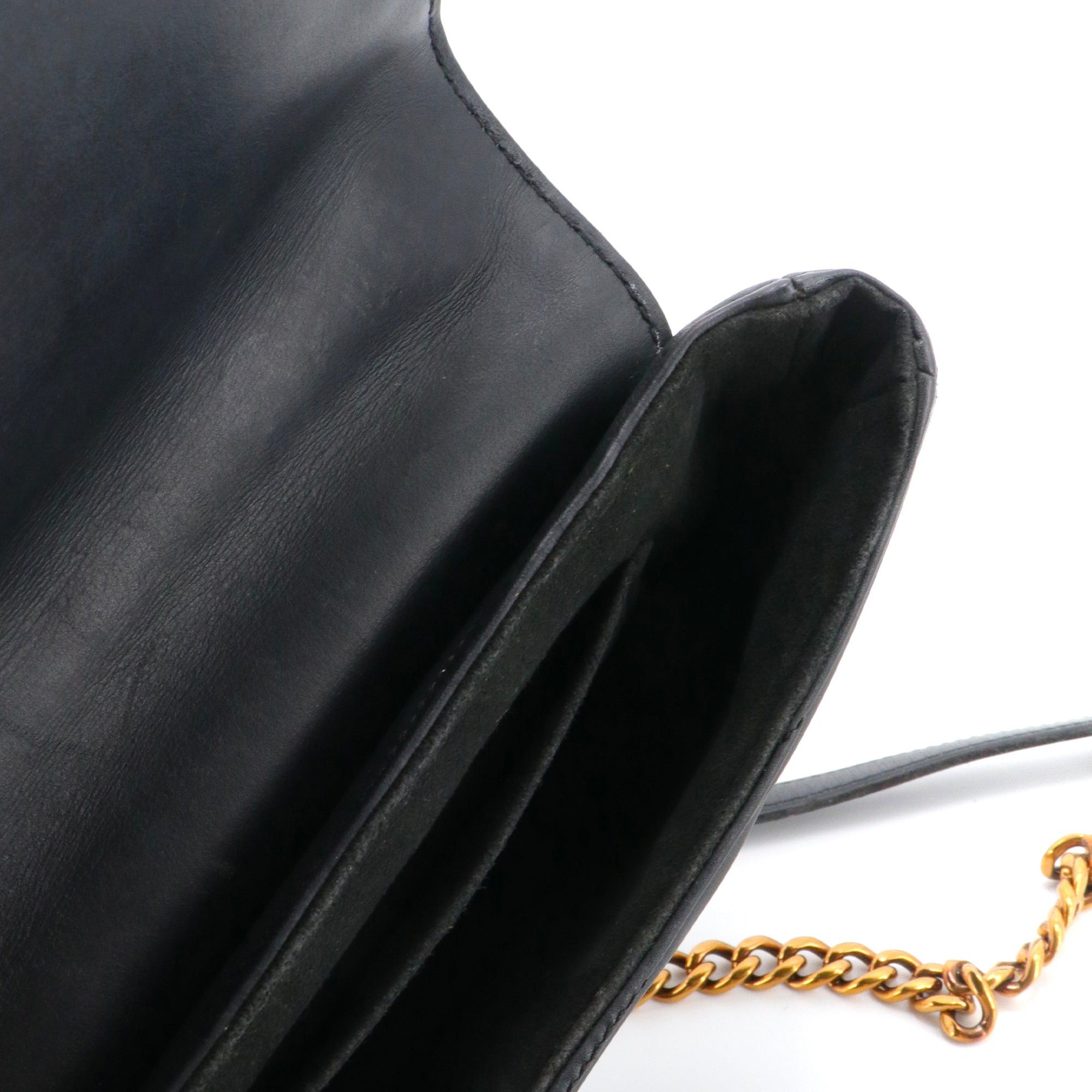 Louis Vuitton LOUIS VUITTON - Louis Vuitton New Wave shoulder bag in black leather Size ONE SIZE - 7 Thumbnail