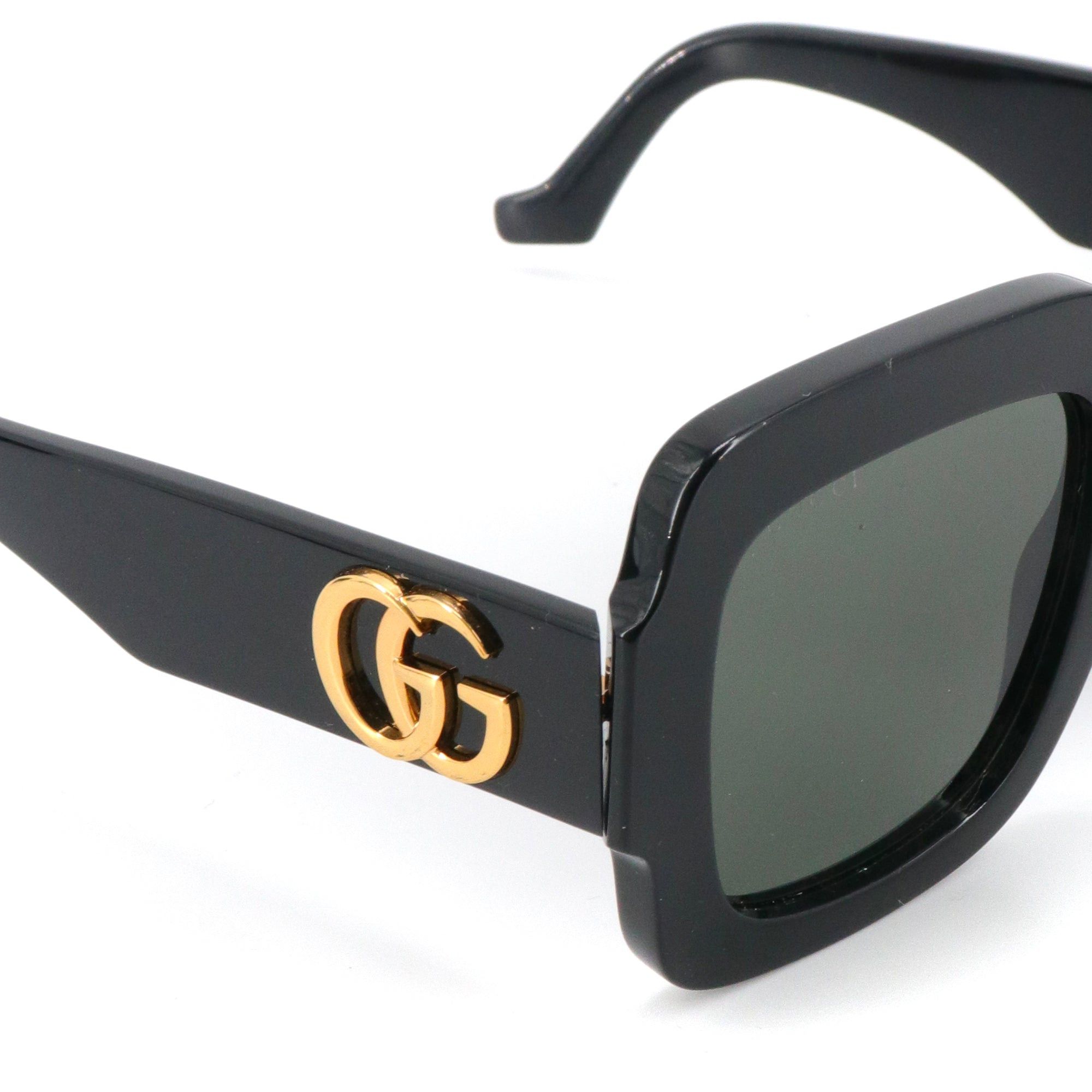 Gucci GUCCI - GG Gucci sunglasses in black plastic Size ONE SIZE - 3 Thumbnail