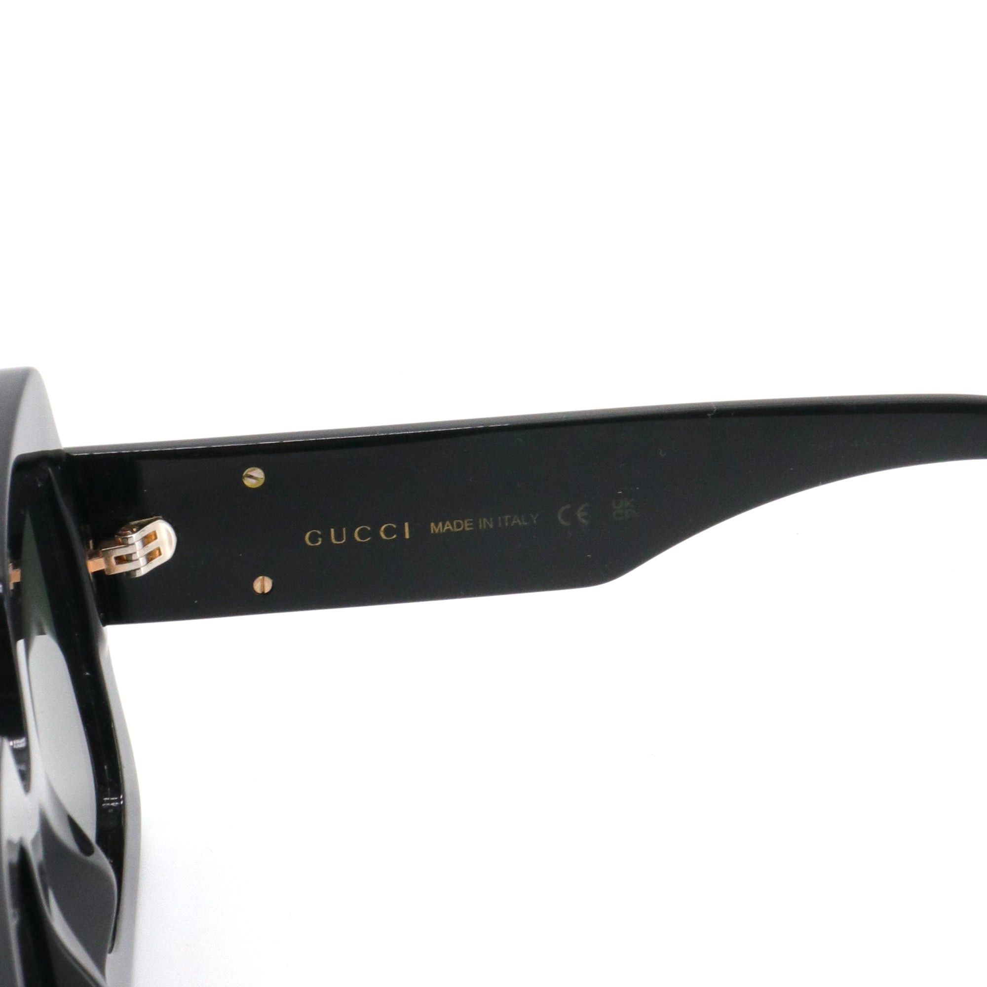 Gucci GUCCI - GG Gucci sunglasses in black plastic Size ONE SIZE - 5 Thumbnail