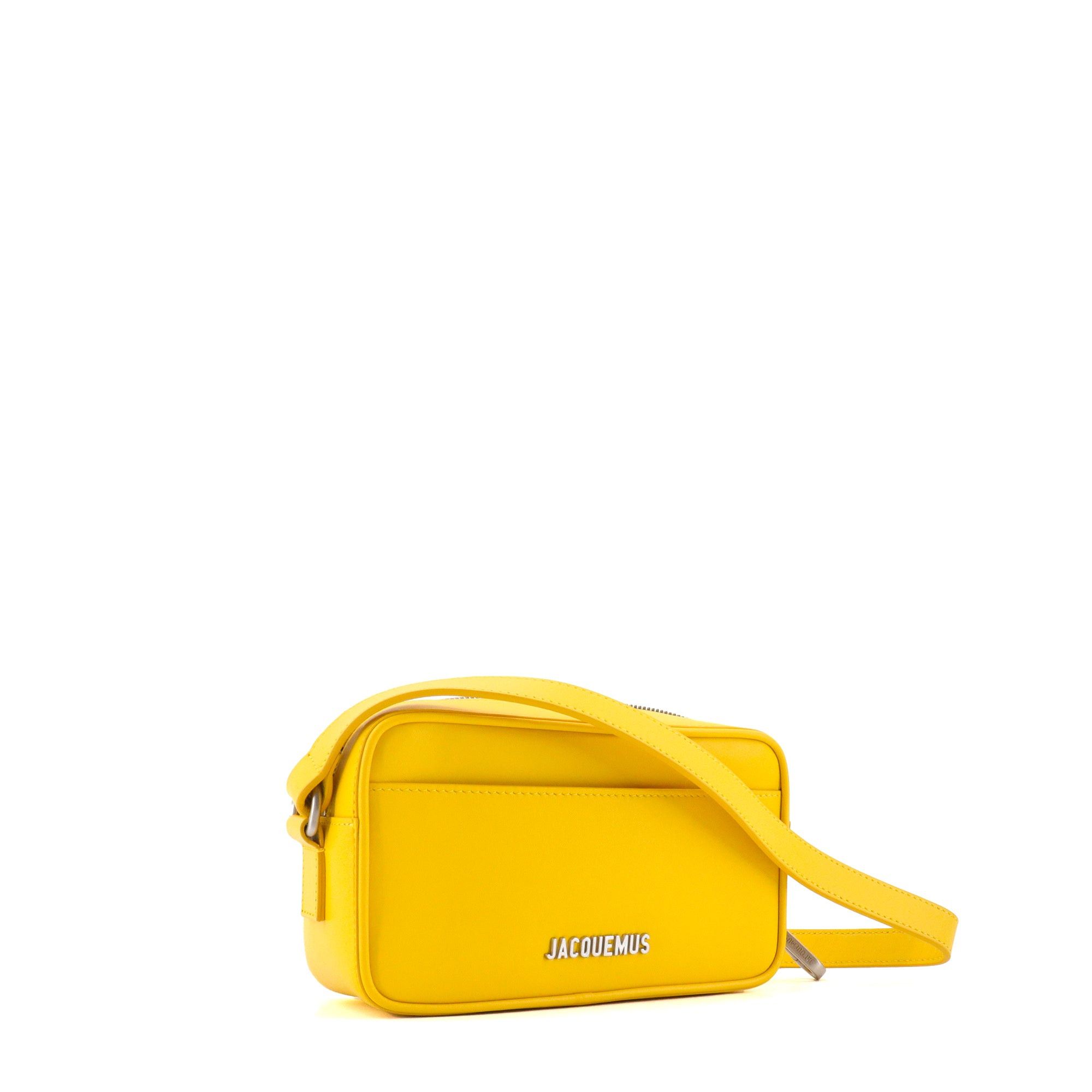 Jacquemus JACQUEMUS - Le Baneto Jacquemus shoulder bag in yellow leather Size ONE SIZE - 2 Thumbnail