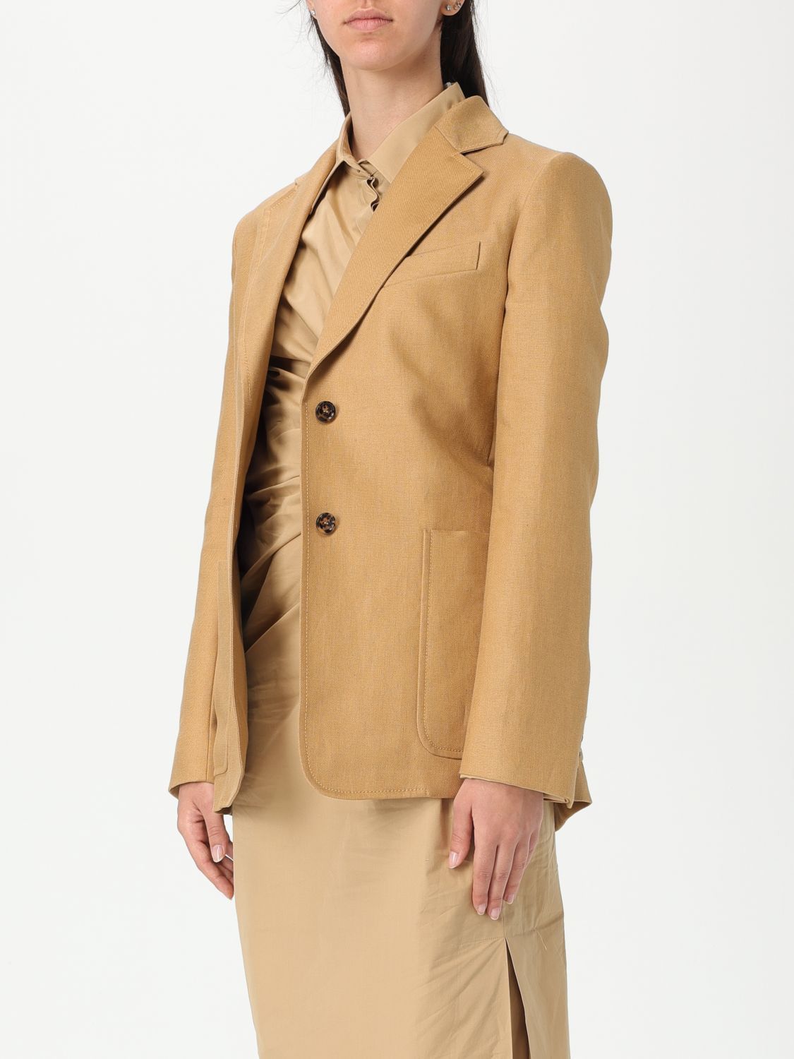 Max Mara Max Mara Jacket Woman Brown Size L / US 10 / IT 46 - 3 Thumbnail