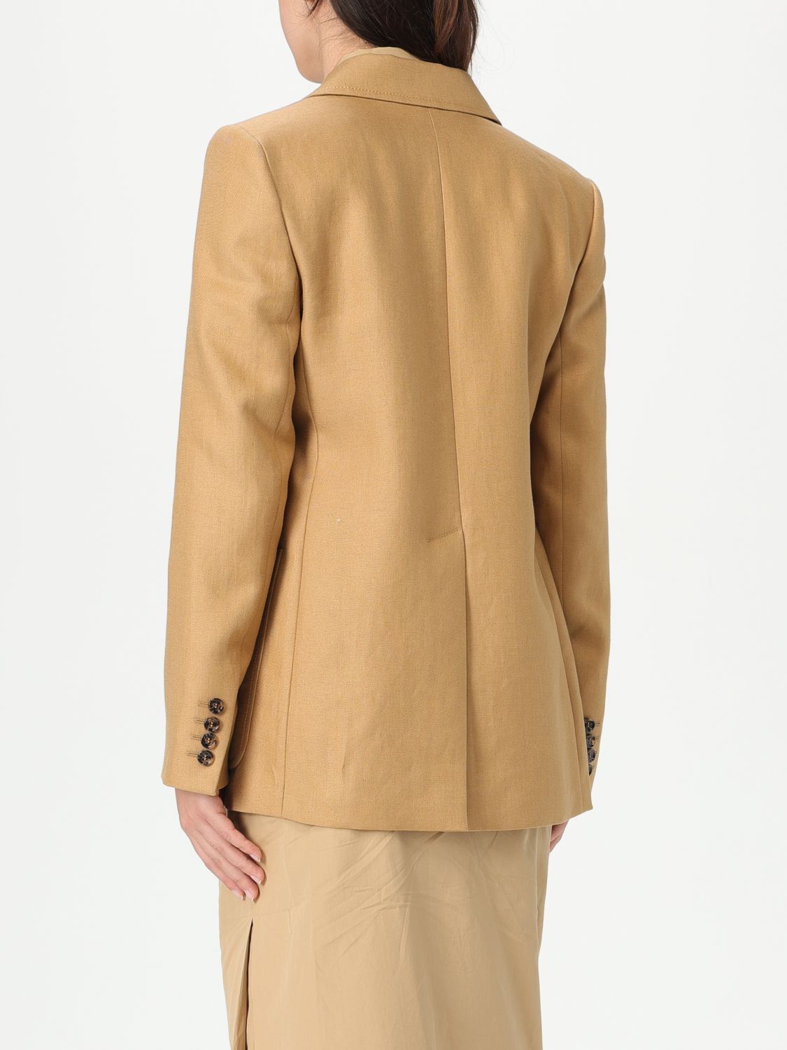 Max Mara Max Mara Jacket Woman Brown Size L / US 10 / IT 46 - 2 Thumbnail